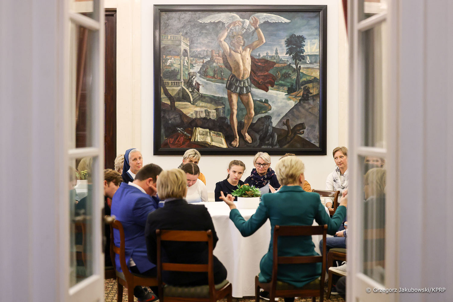 Podopieczni Specjalnego Ośrodka w Łbiskach z wizytą w Pałacu - zdjęcie w treści artykułu nr 4