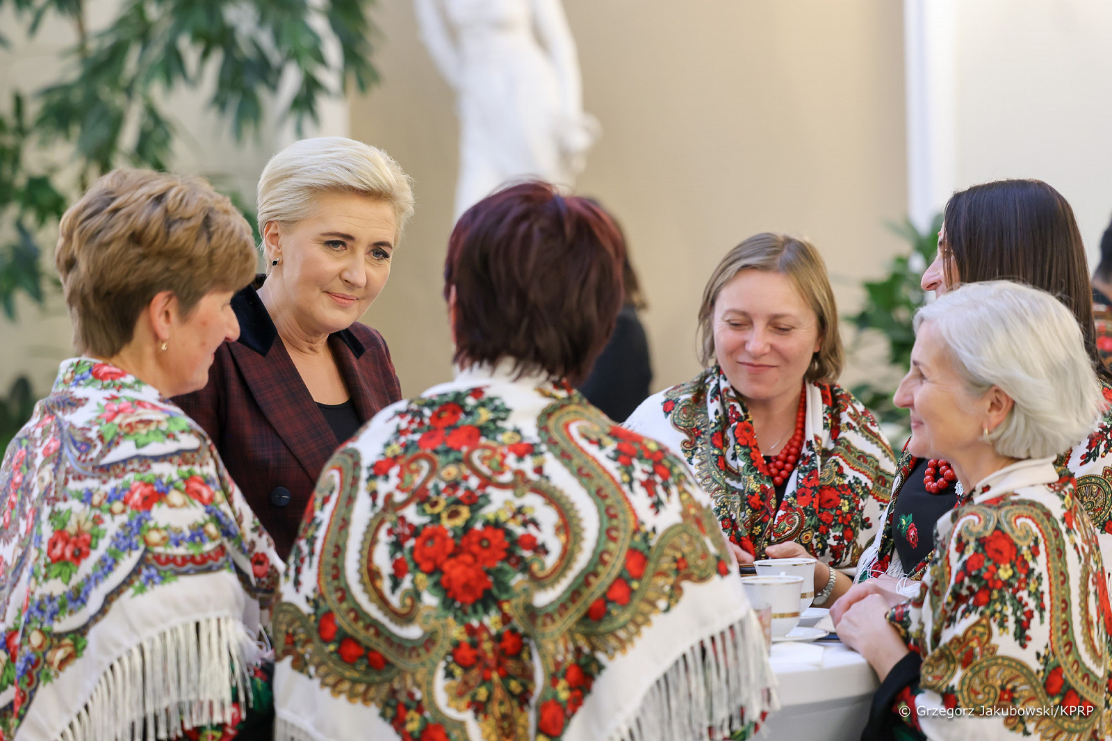Spotkanie Małżonki Prezydenta z przedstawicielami KGW Gminy Trzciana - zdjęcie w treści artykułu nr 1