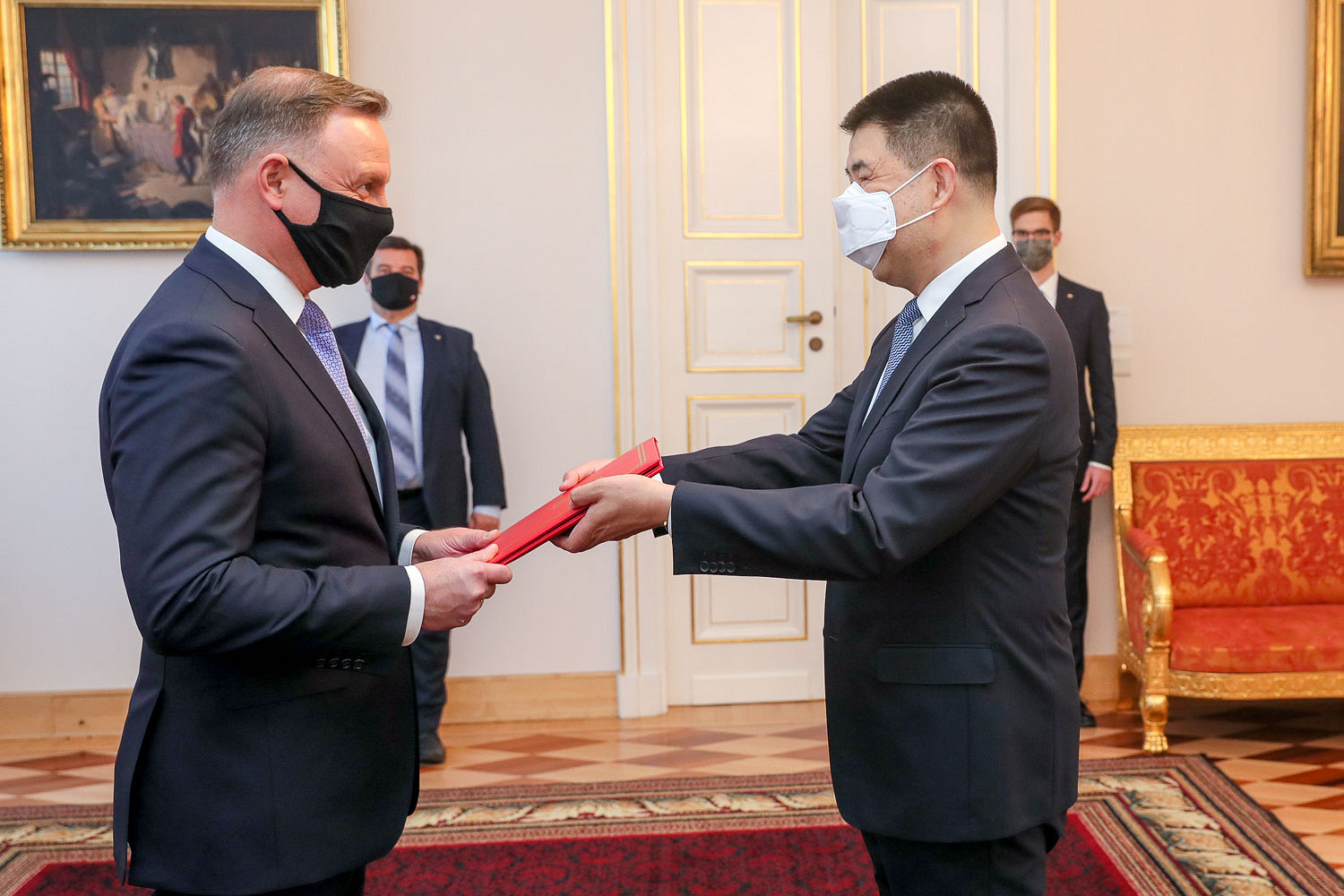 Belweder. Prezydent RP przyjął listy uwierzytelniające - zdjęcie w treści artykułu nr 2
