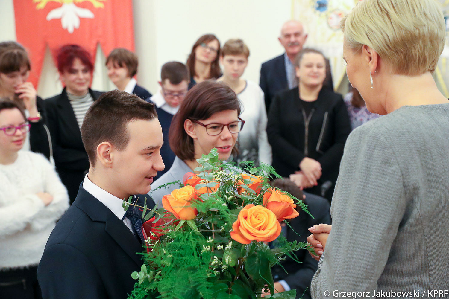 Podopieczni TPD Helenów z wizytą u Pierwszej Damy - zdjęcie w treści artykułu