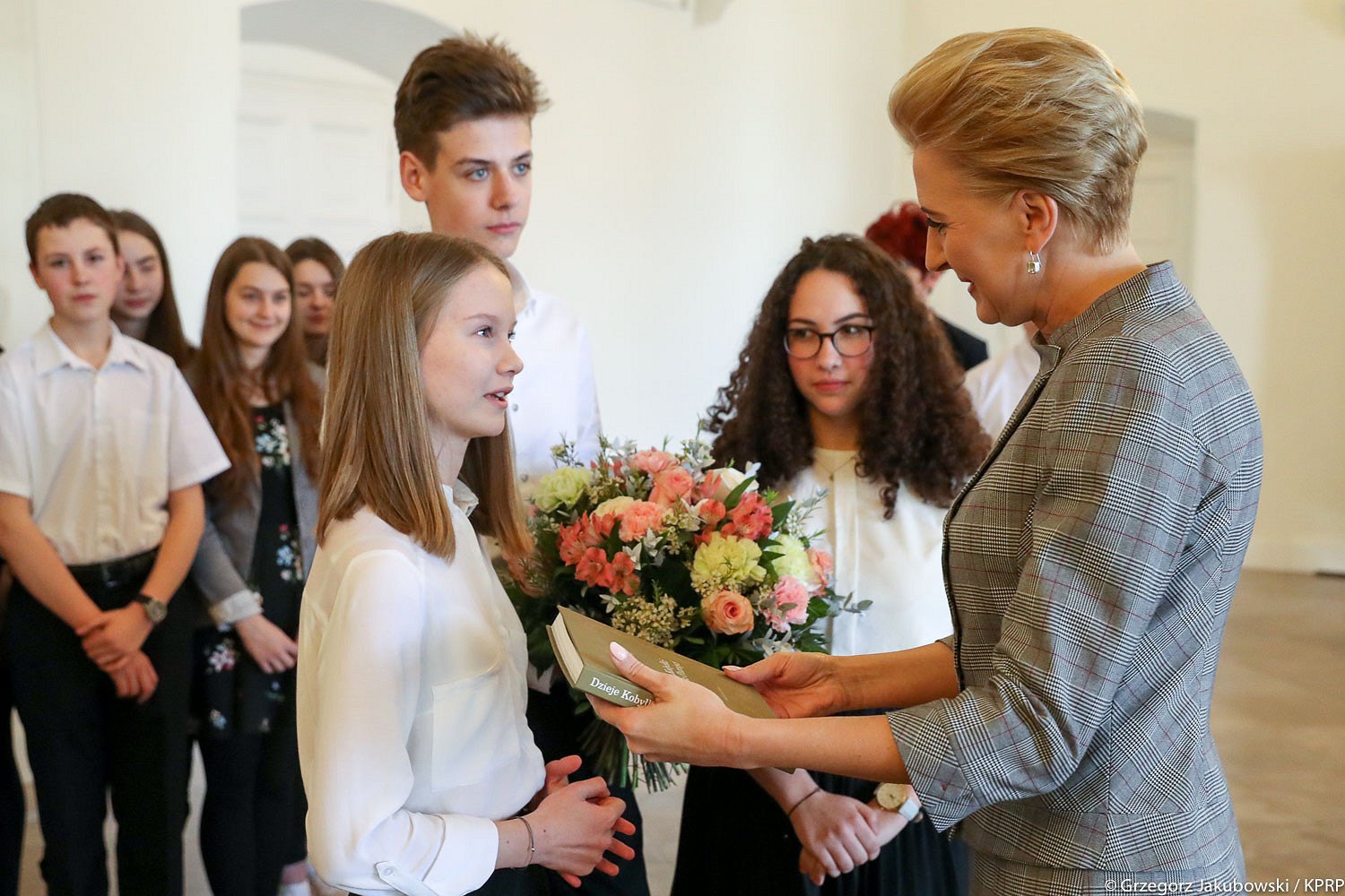 Uczniowski wywiad z Pierwszą Damą - zdjęcie w treści artykułu nr 1