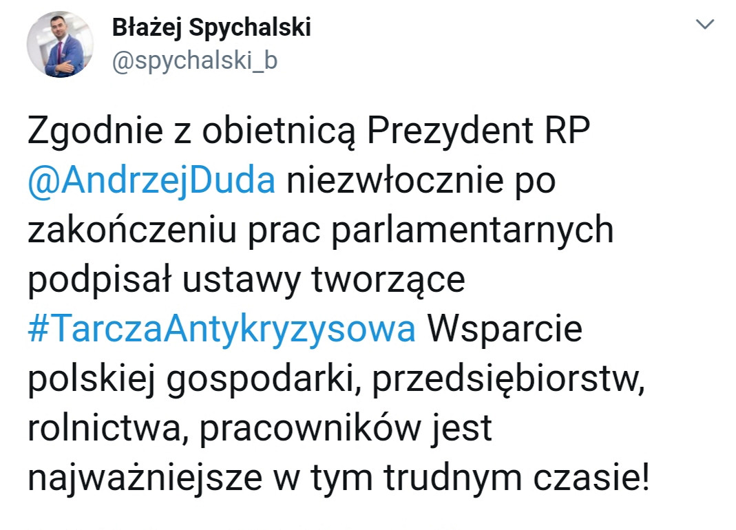 Prezydent podpisał ustawy tworzące „tarczę antykryzysową” - zdjęcie w treści artykułu