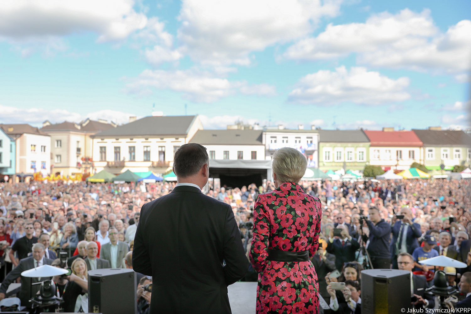 Para Prezydencka na Święcie Kwiatów, Owoców i Warzyw w Skierniewicach - zdjęcie w treści artykułu