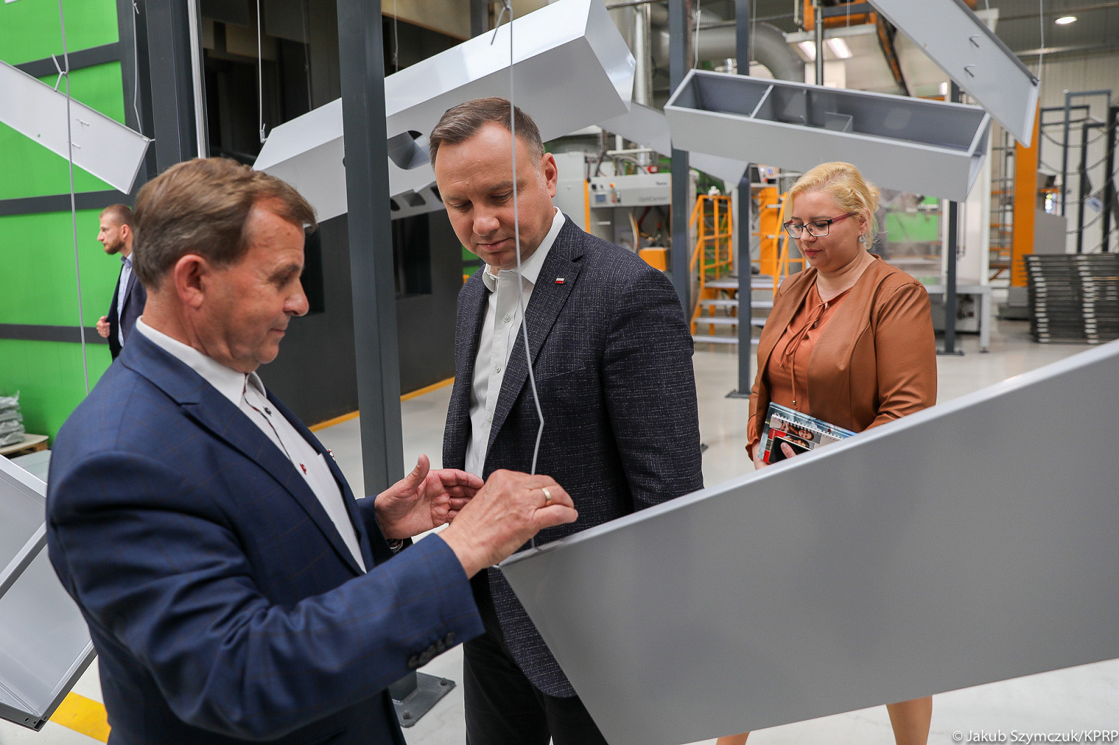 Andrzej Duda z wizytą w siedzibie firmy Wireland - zdjęcie w treści artykułu