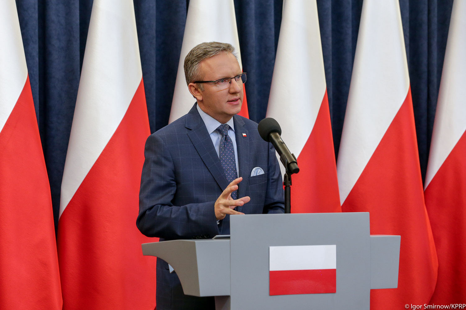 Konferencja prasowa ministrów Szczerskiego i Spychalskiego po wizycie Pary Prezydenckiej w Waszyngtonie - zdjęcie w treści artykułu nr 1