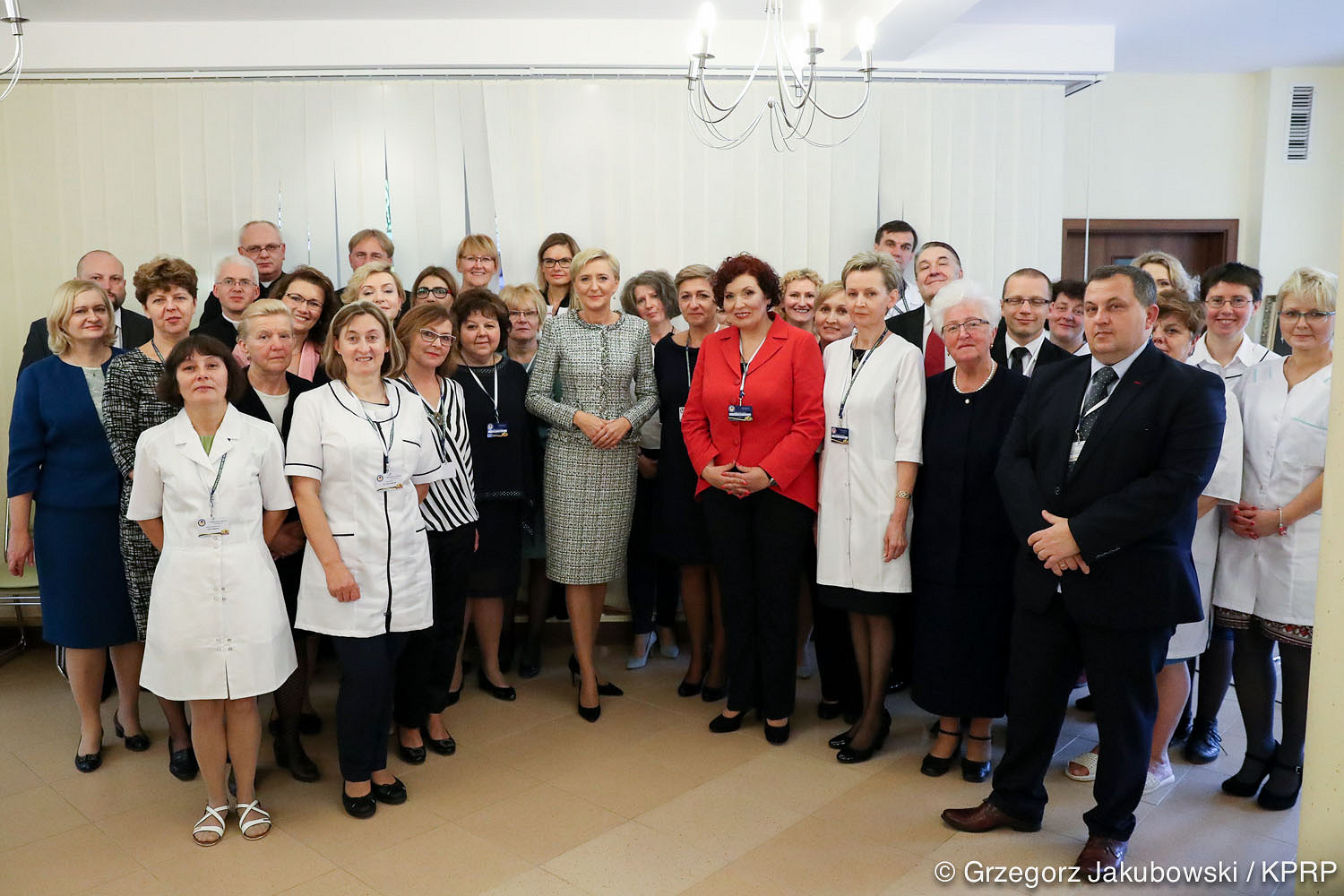 Wizyta Małżonki Prezydenta w Hospicjum im. św. Matki Teresy w Puławach - zdjęcie w treści artykułu nr 1