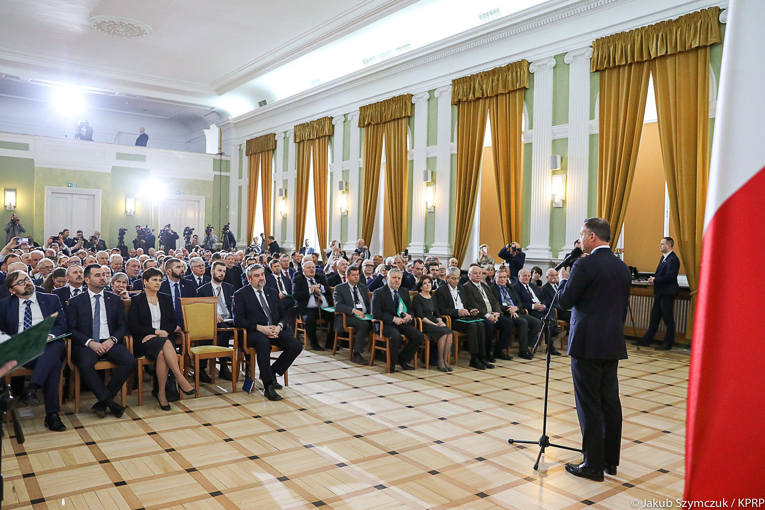 Wystąpienie podczas spotkania inaugurującego Porozumienie Rolnicze - zdjęcie w treści artykułu