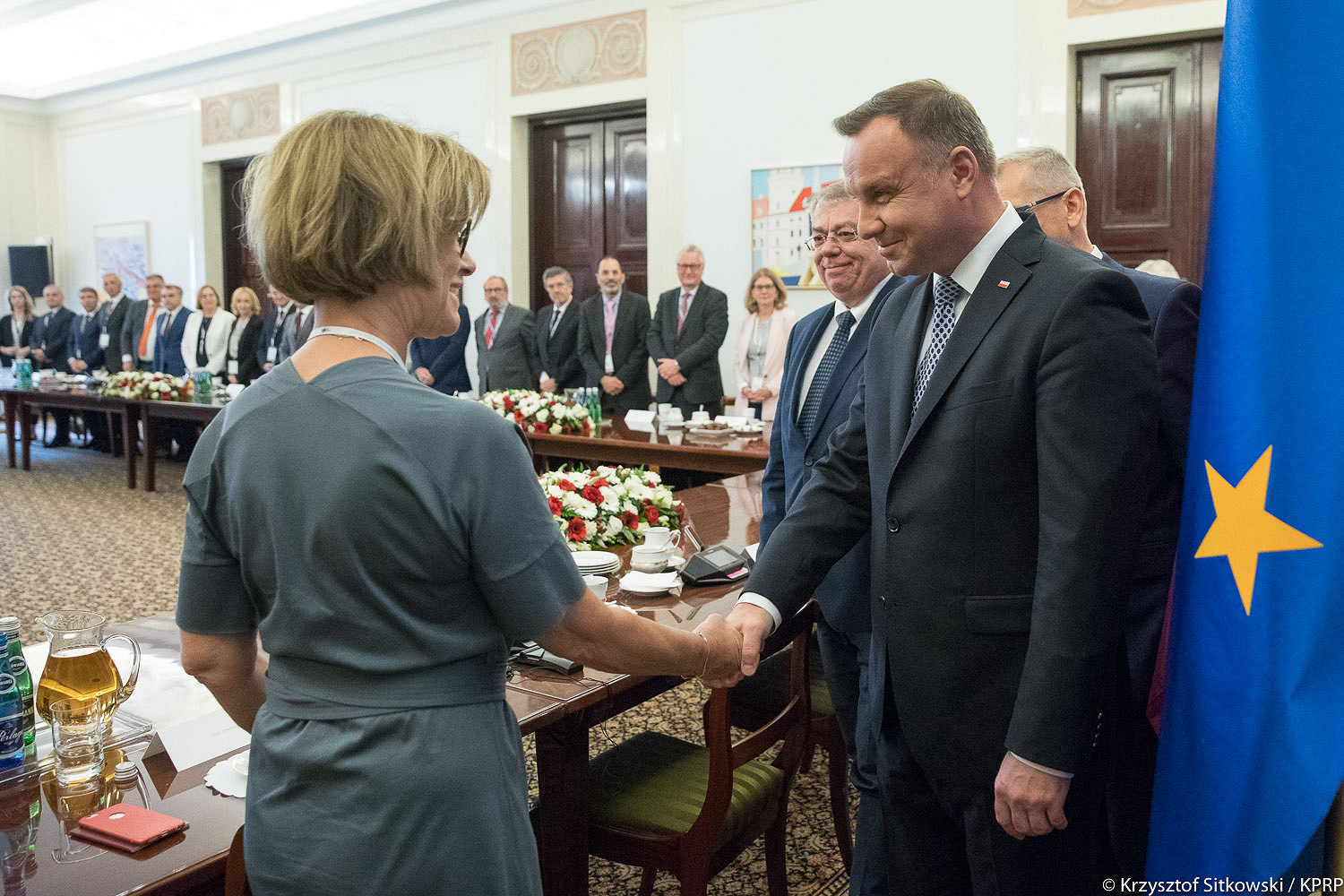 Prezydent spotkał się z przedstawicielami najwyższych organów kontroli Unii Europejskiej i państw kandydujących - zdjęcie w treści artykułu
