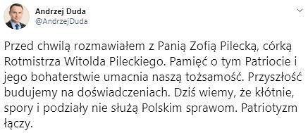 Spotkanie z Zofią Pilecką-Optułowicz - zdjęcie w treści artykułu