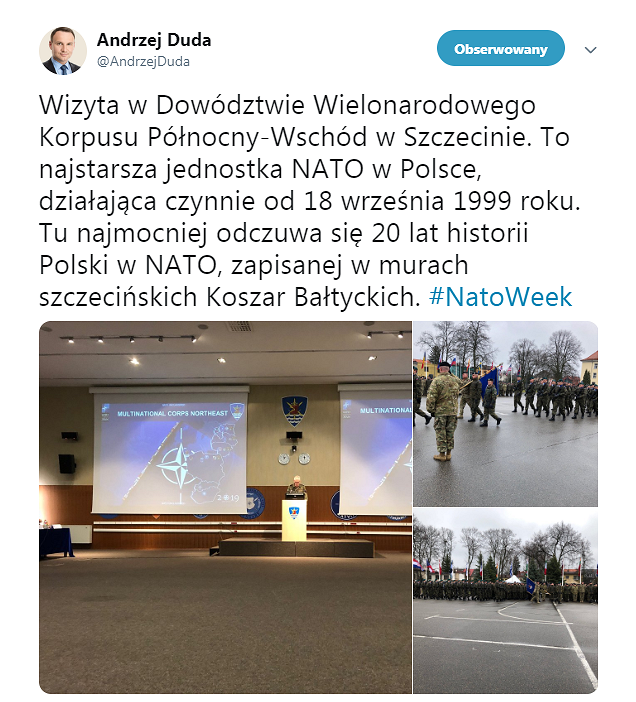 NATO Week: Wizyta w Dowództwie Wielonarodowego Korpusu Północny-Wschód w Szczecinie [PL/ENG] - zdjęcie w treści artykułu nr 4
