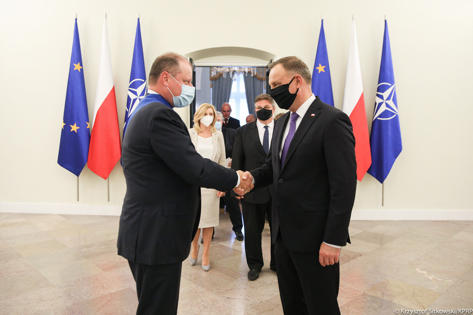 Krzyż Wielki Orderu Zasługi RP dla premiera Litwy - zdjęcie w treści artykułu nr 1