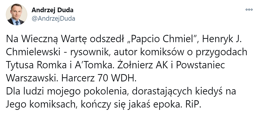 Zmarł Henryk Jerzy Chmielewski, słynny Papcio Chmiel - zdjęcie w treści artykułu