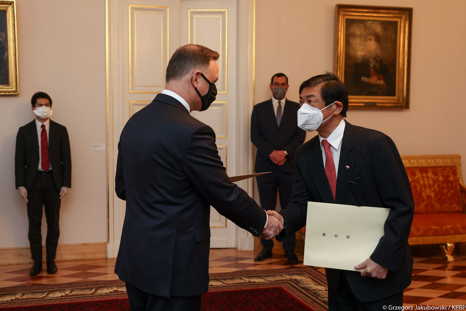 Ceremonia złożenia listów uwierzytelniających - zdjęcie w treści artykułu nr 1