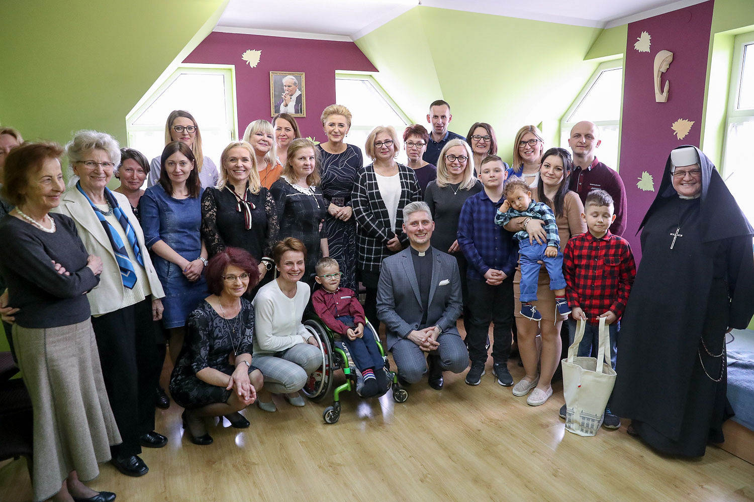 Małżonka Prezydenta w Centrum Charytatywnym w Olsztynie - zdjęcie w treści artykułu