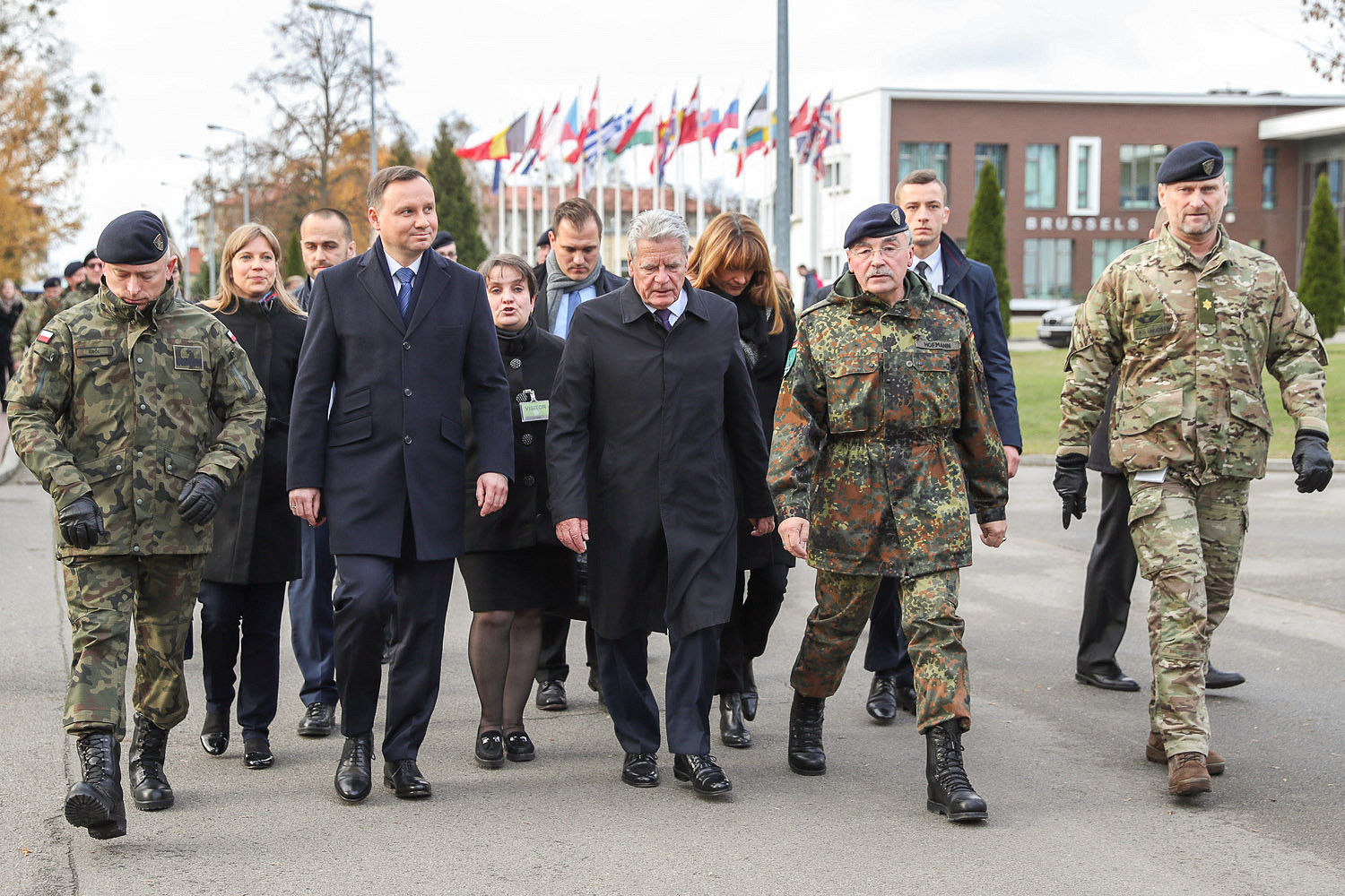 Prezydenci Polski i Niemiec w szczecińskim Korpusie NATO - zdjęcie w treści artykułu