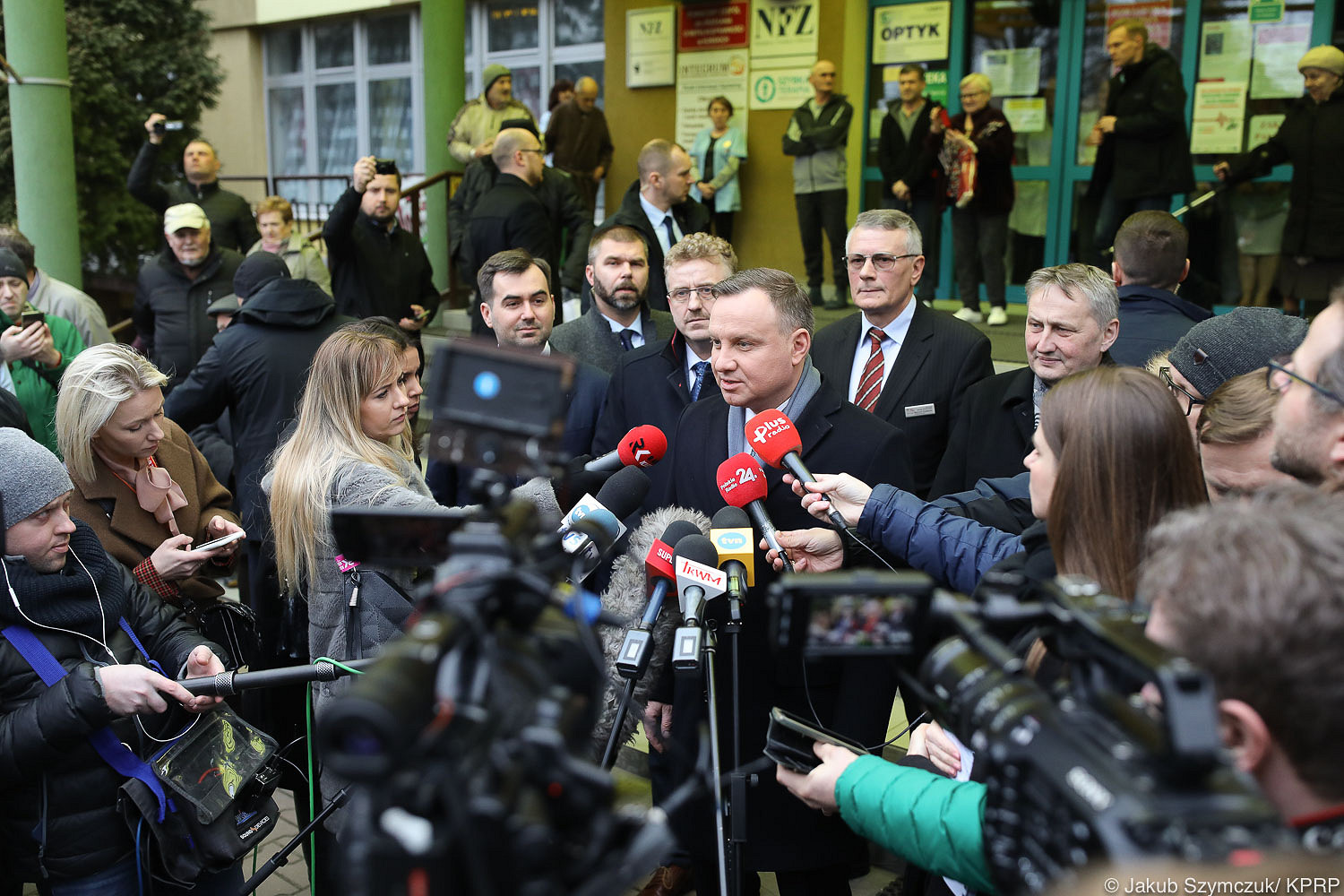 Prezydent z wizytą w szpitalu w Końskich: Wzorcowa reakcja służb - zdjęcie w treści artykułu nr 1
