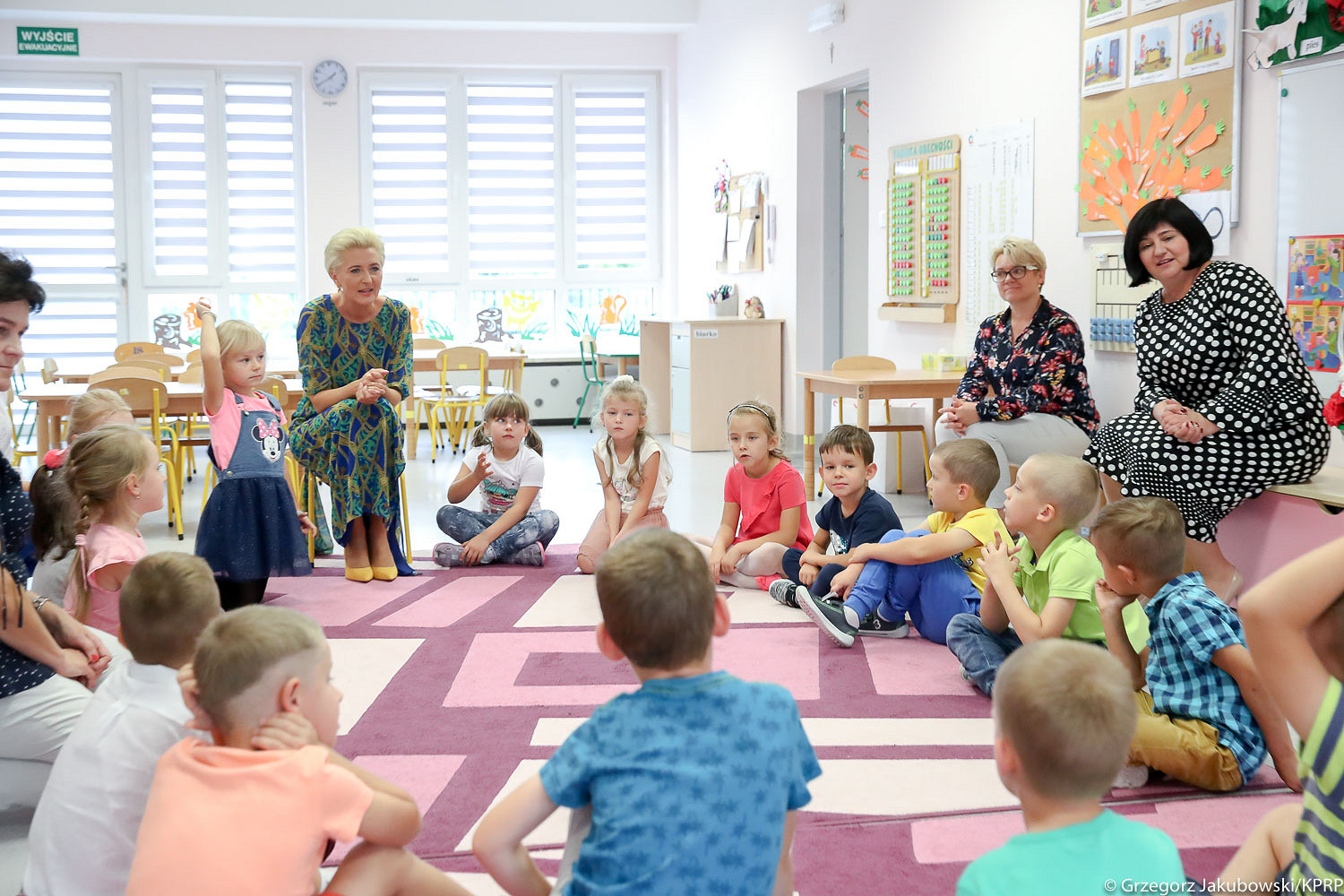 Agata Kornhauser-Duda z wizytą w Maciejowicach - zdjęcie w treści artykułu nr 1