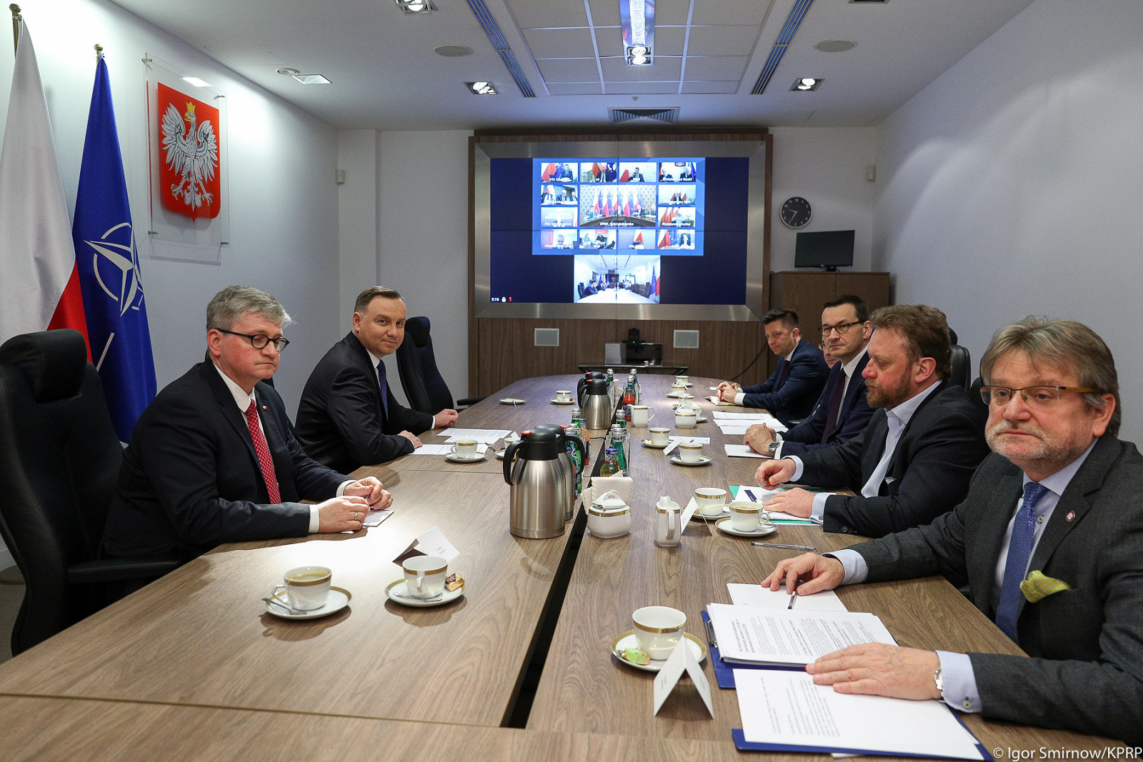 Posiedzenie Rządowego Zespołu Zarządzania Kryzysowego - zdjęcie w treści artykułu