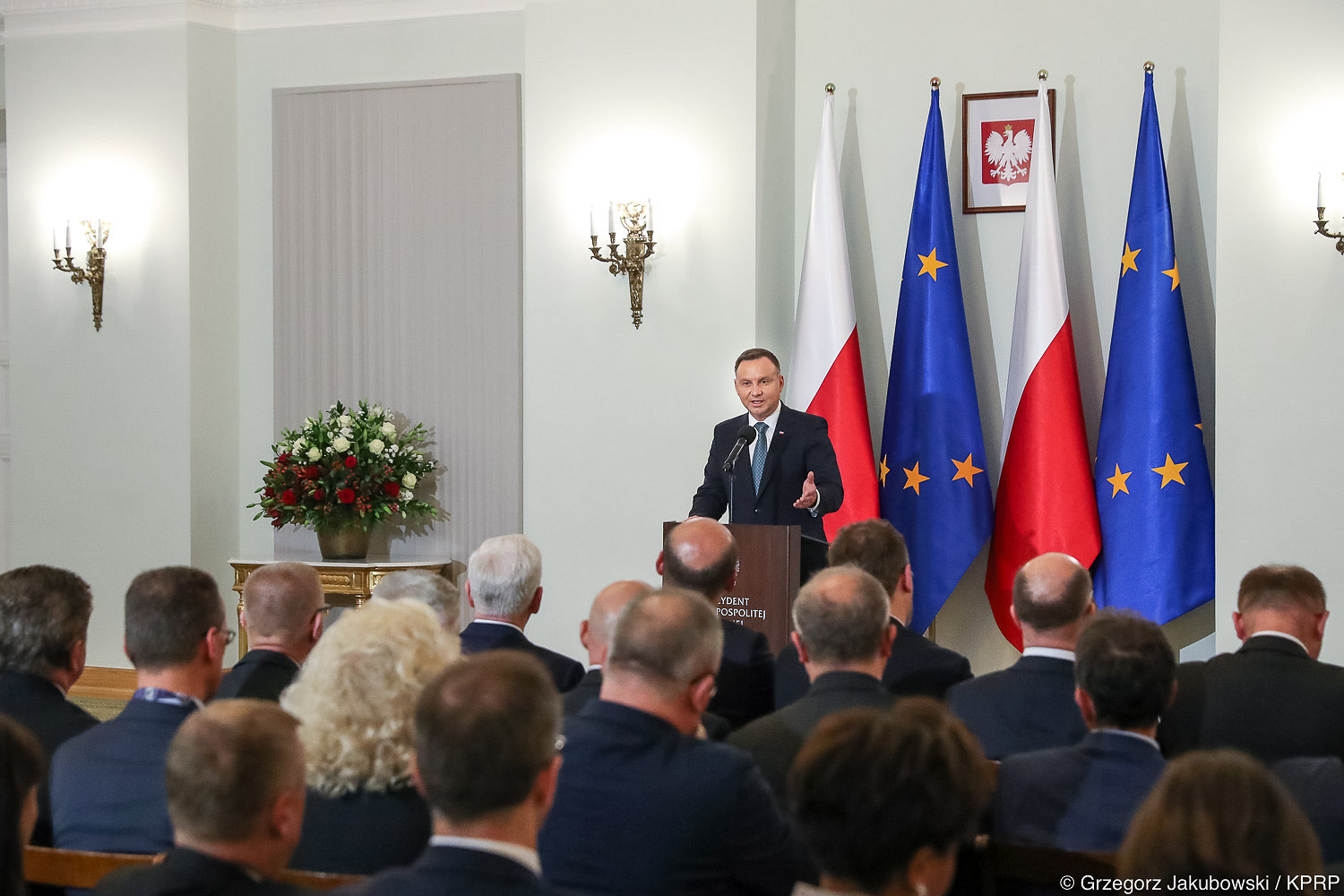 Wystąpienie Prezydenta na spotkaniu z Ambasadorami RP - zdjęcie w treści artykułu nr 1