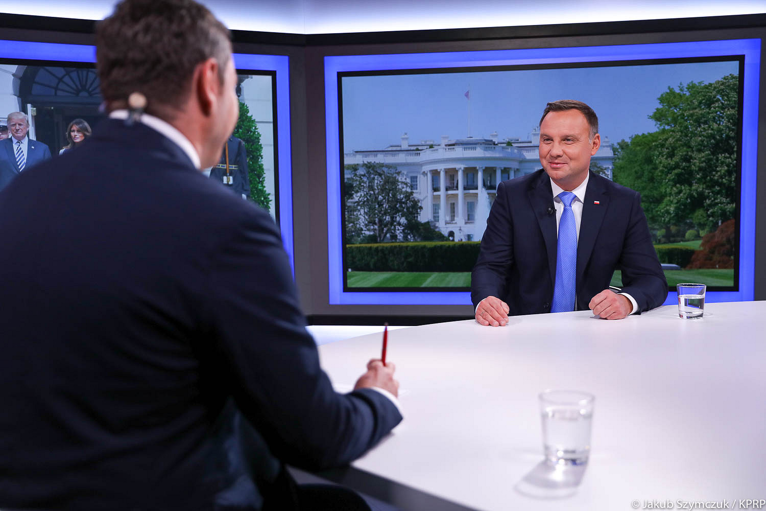Prezydent w rozmowie z TVP: Jesteśmy gotowi zainwestować w stałą bazę wojsk USA - zdjęcie w treści artykułu