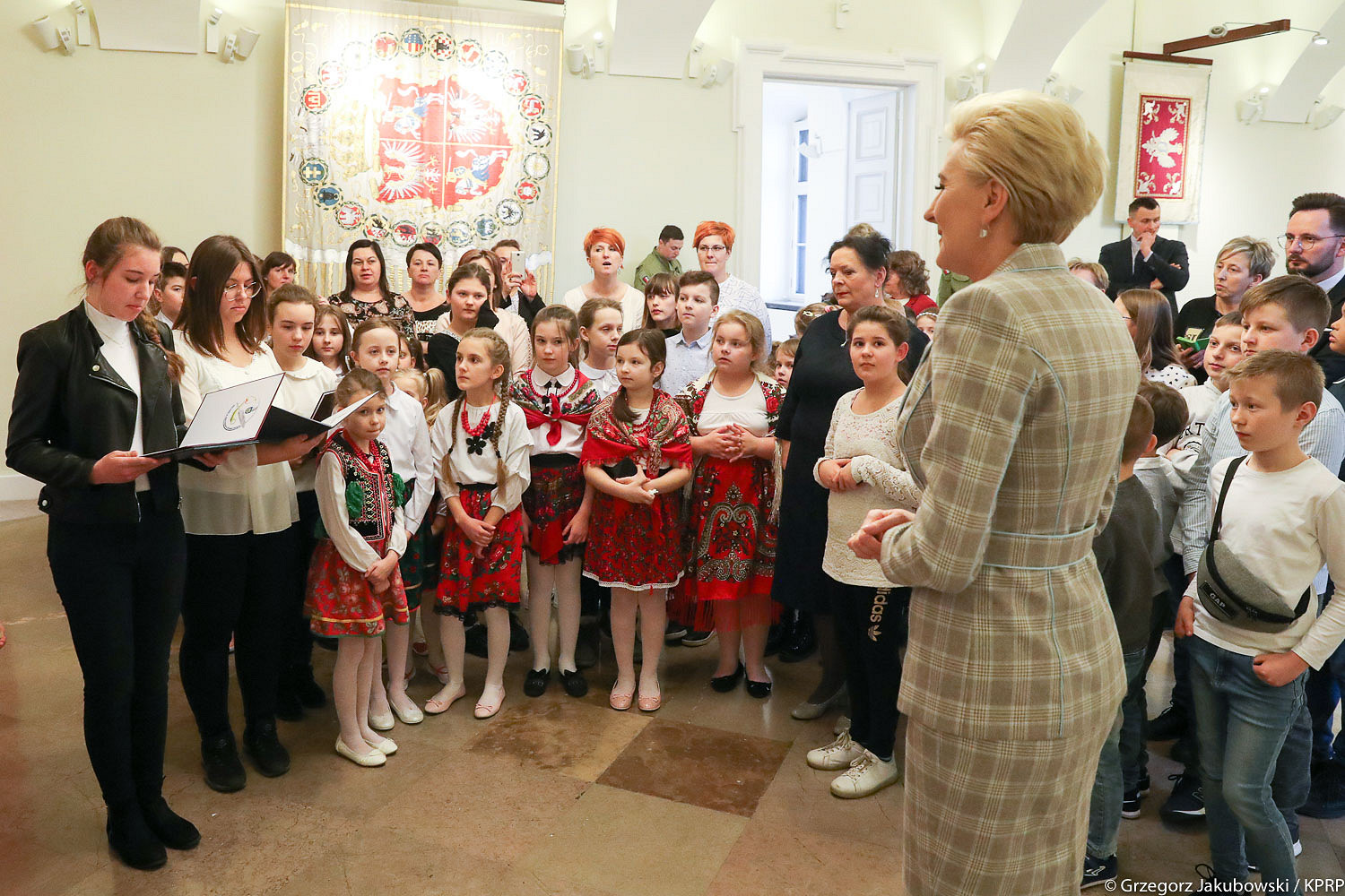 Dzieci i młodzież z wizytą u Pierwszej Damy - zdjęcie w treści artykułu