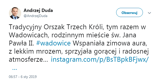 Orszak Trzech Króli w Wadowicach - zdjęcie w treści artykułu nr 6