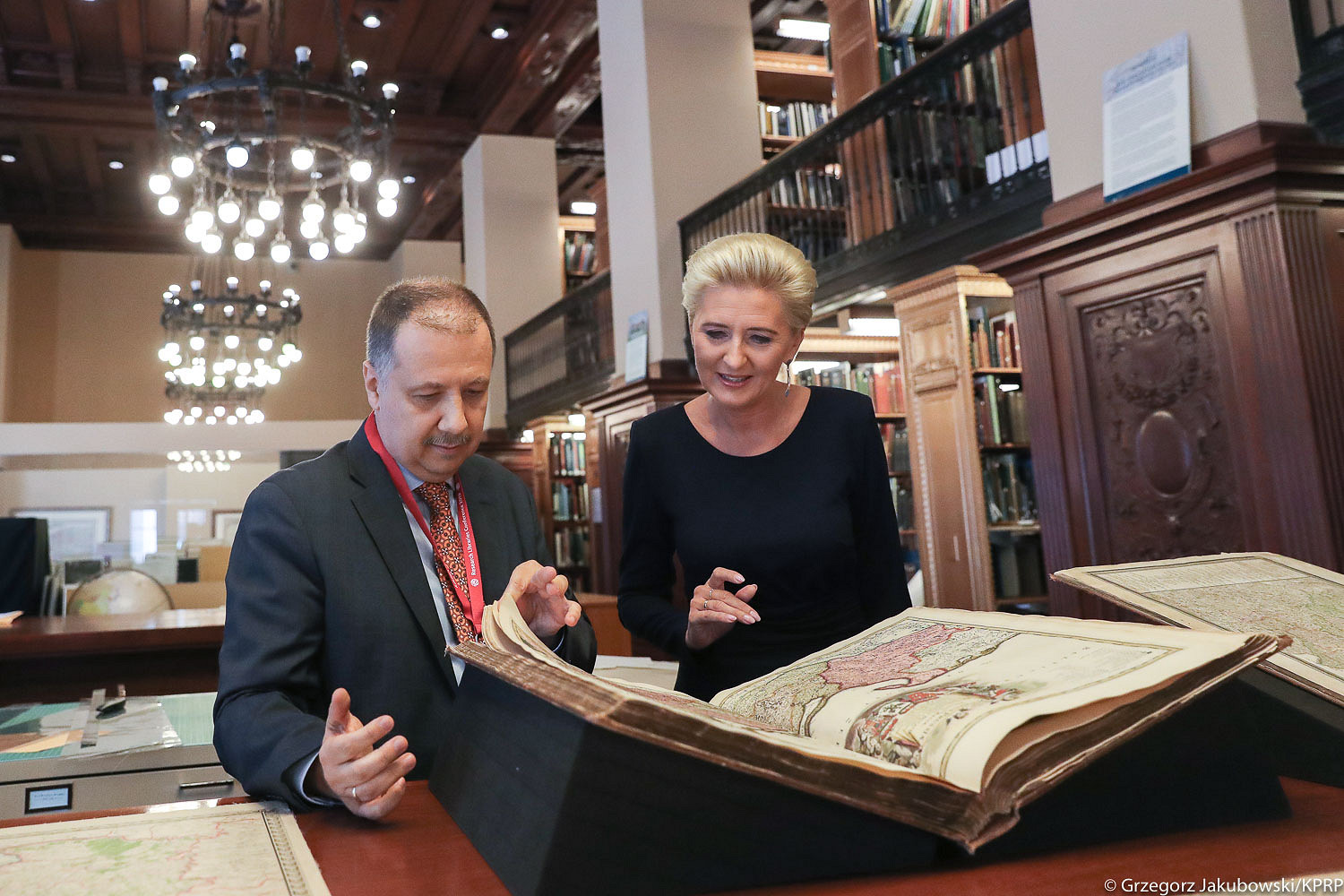 Małżonka Prezydenta w New York Public Library - zdjęcie w treści artykułu