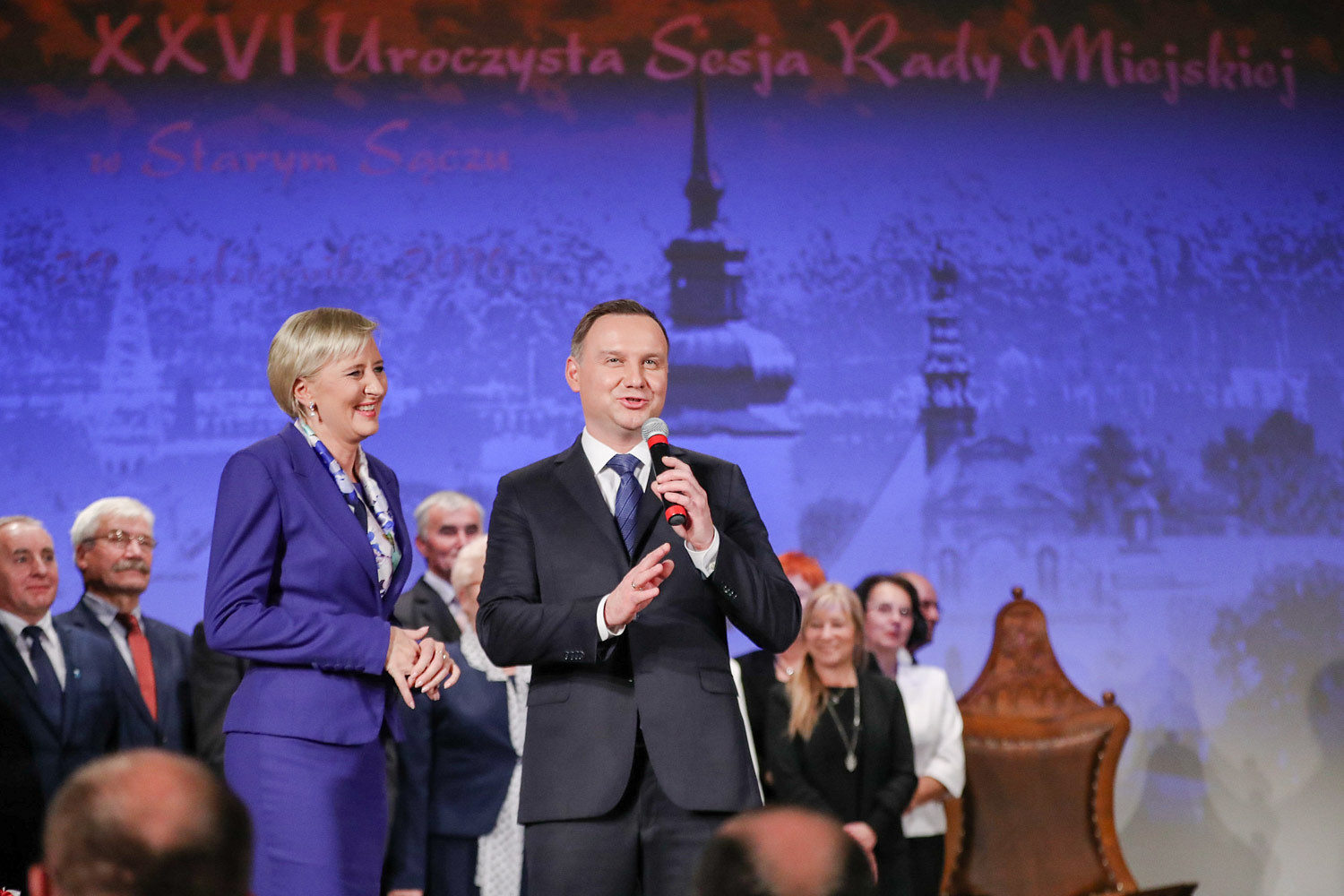 Prezydent honorowym obywatelem Starego Sącza - zdjęcie w treści artykułu