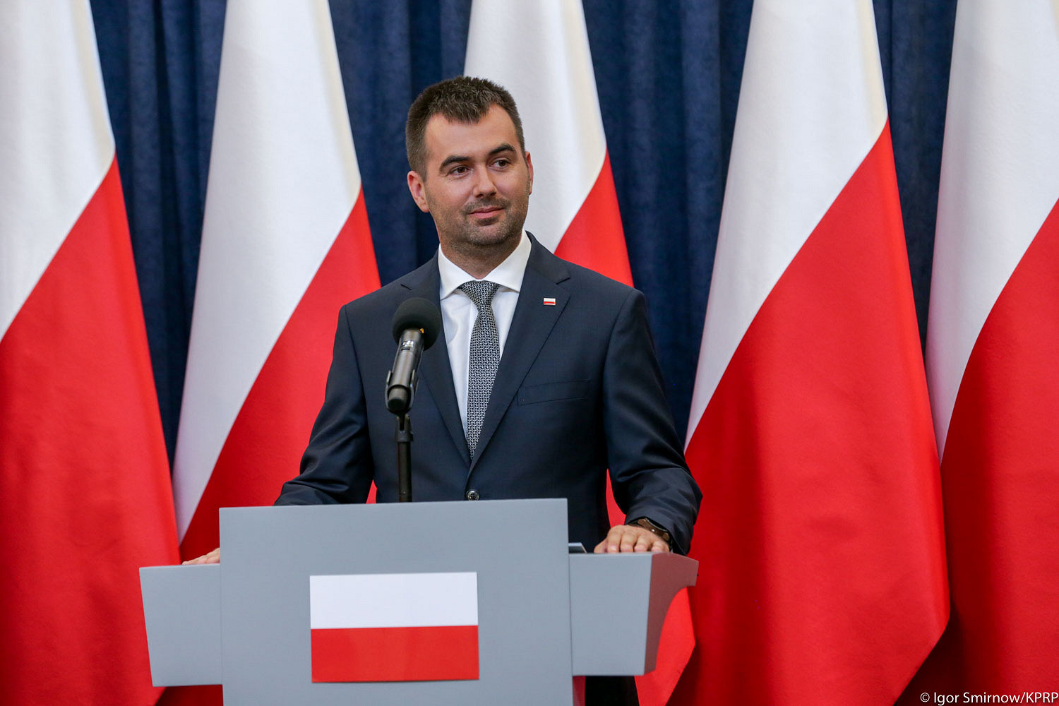 Konferencja prasowa ministrów Szczerskiego i Spychalskiego po wizycie Pary Prezydenckiej w Waszyngtonie - zdjęcie w treści artykułu