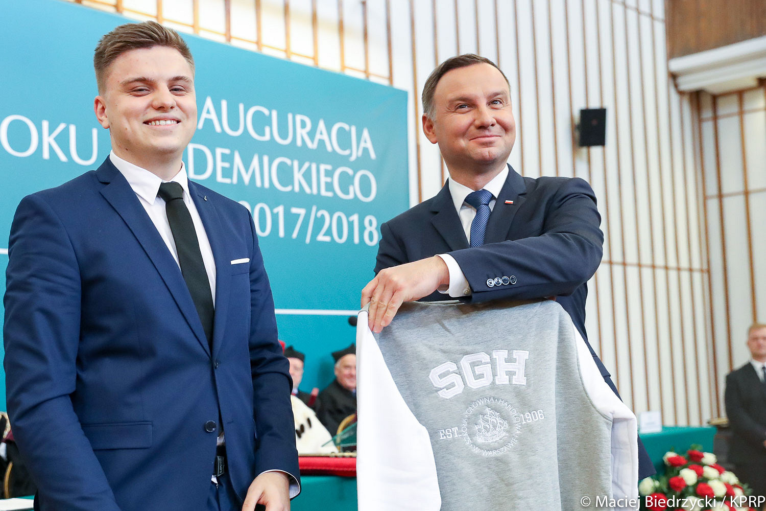 Prezydent na inauguracji roku akademickiego w SGH - zdjęcie w treści artykułu nr 3