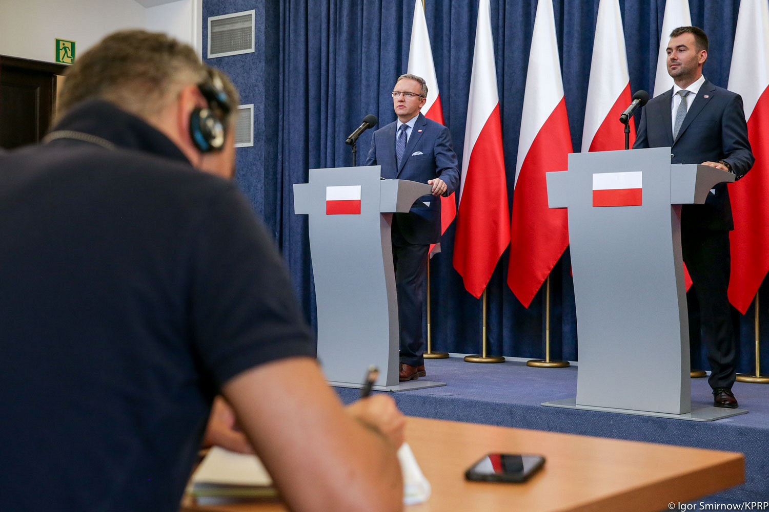 Konferencja prasowa ministrów Szczerskiego i Spychalskiego po wizycie Pary Prezydenckiej w Waszyngtonie - zdjęcie w treści artykułu nr 4