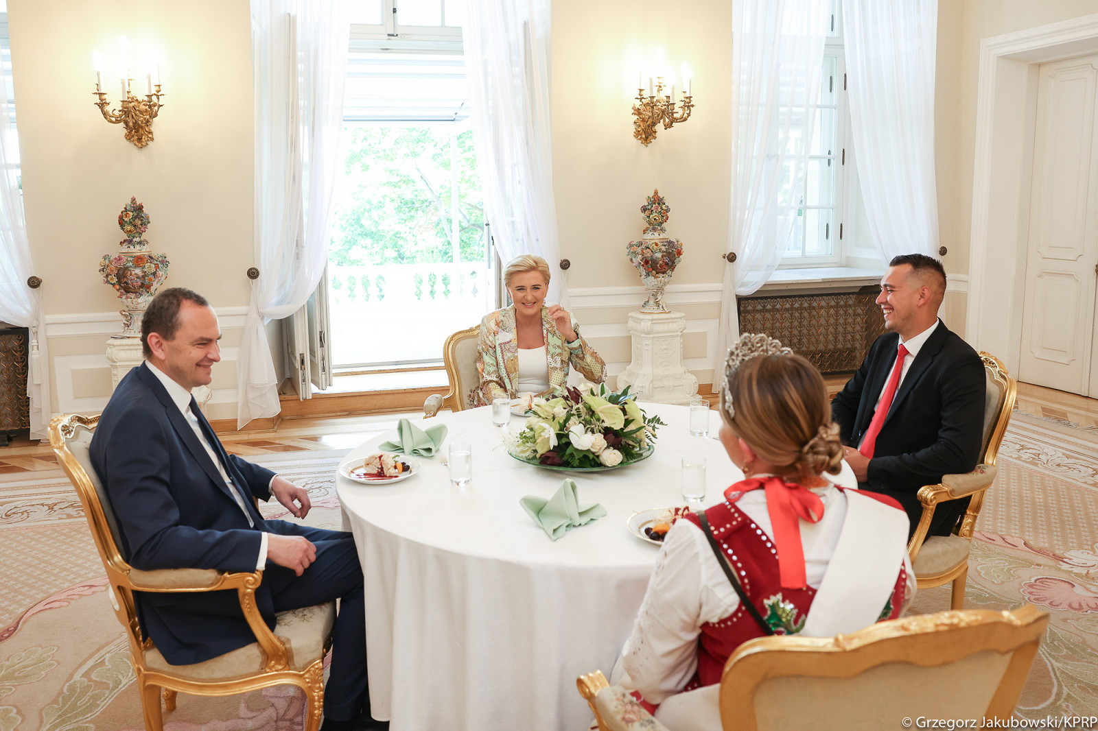 Królowa Związku Podhalan z wizytą u Pierwszej Damy - zdjęcie w treści artykułu