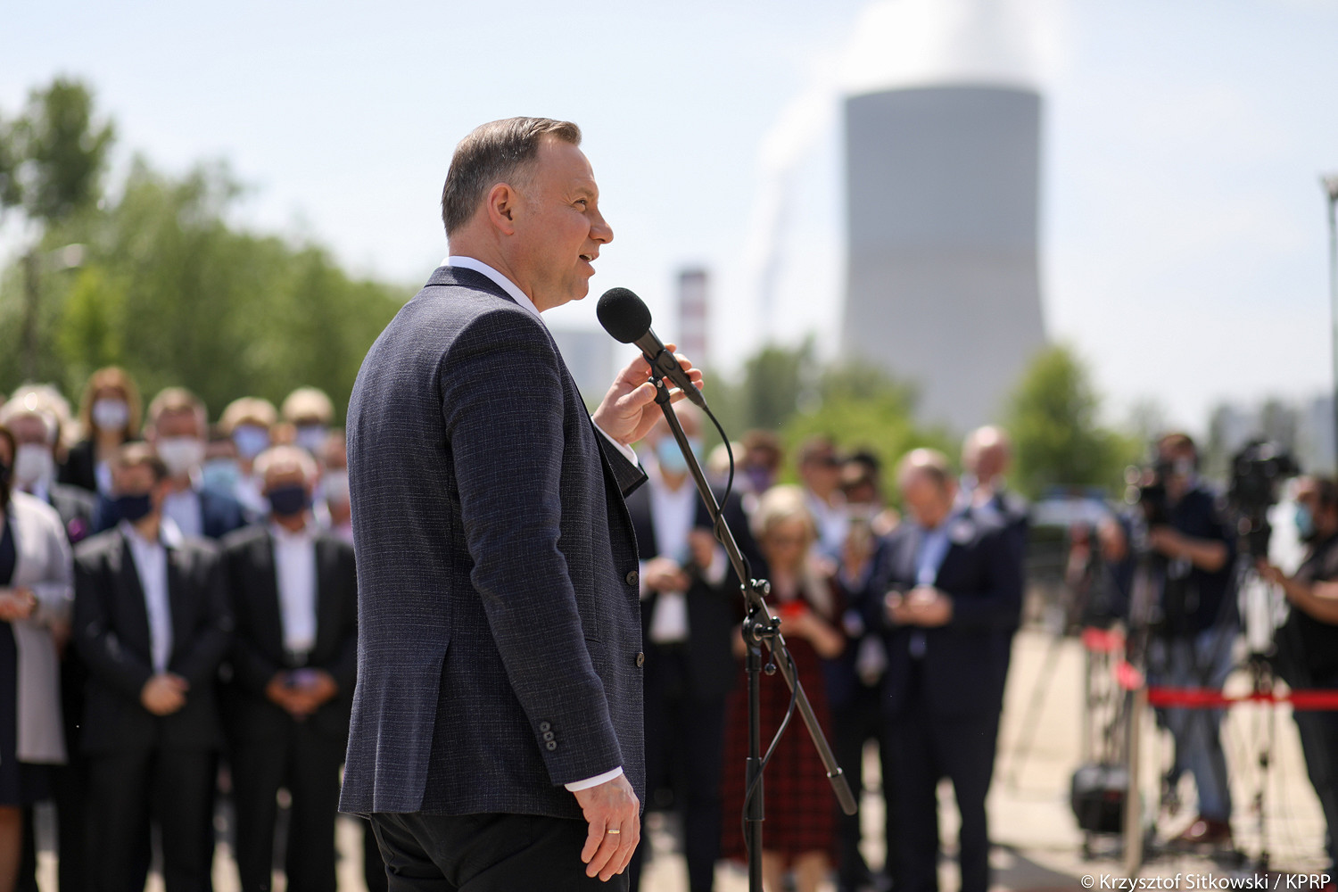 Prezydent zainaugurował budowę mostu w Wilczkowicach Górnych - zdjęcie w treści artykułu