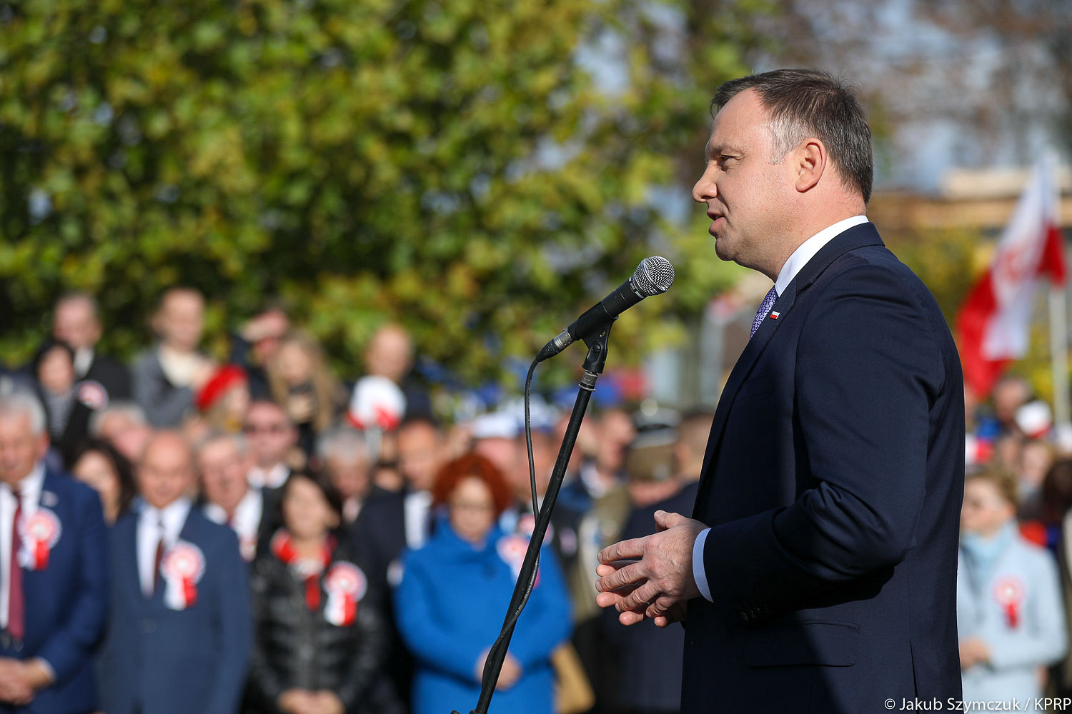 W Kolbuszowej świętowano obchody stulecia odzyskania niepodległości przez Polskę - zdjęcie w treści artykułu nr 1