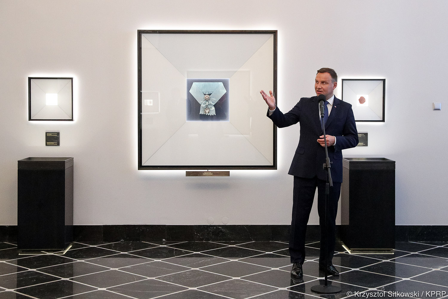 Sala Orderu Orła Białego w Pałacu Prezydenckim - zdjęcie w treści artykułu nr 1