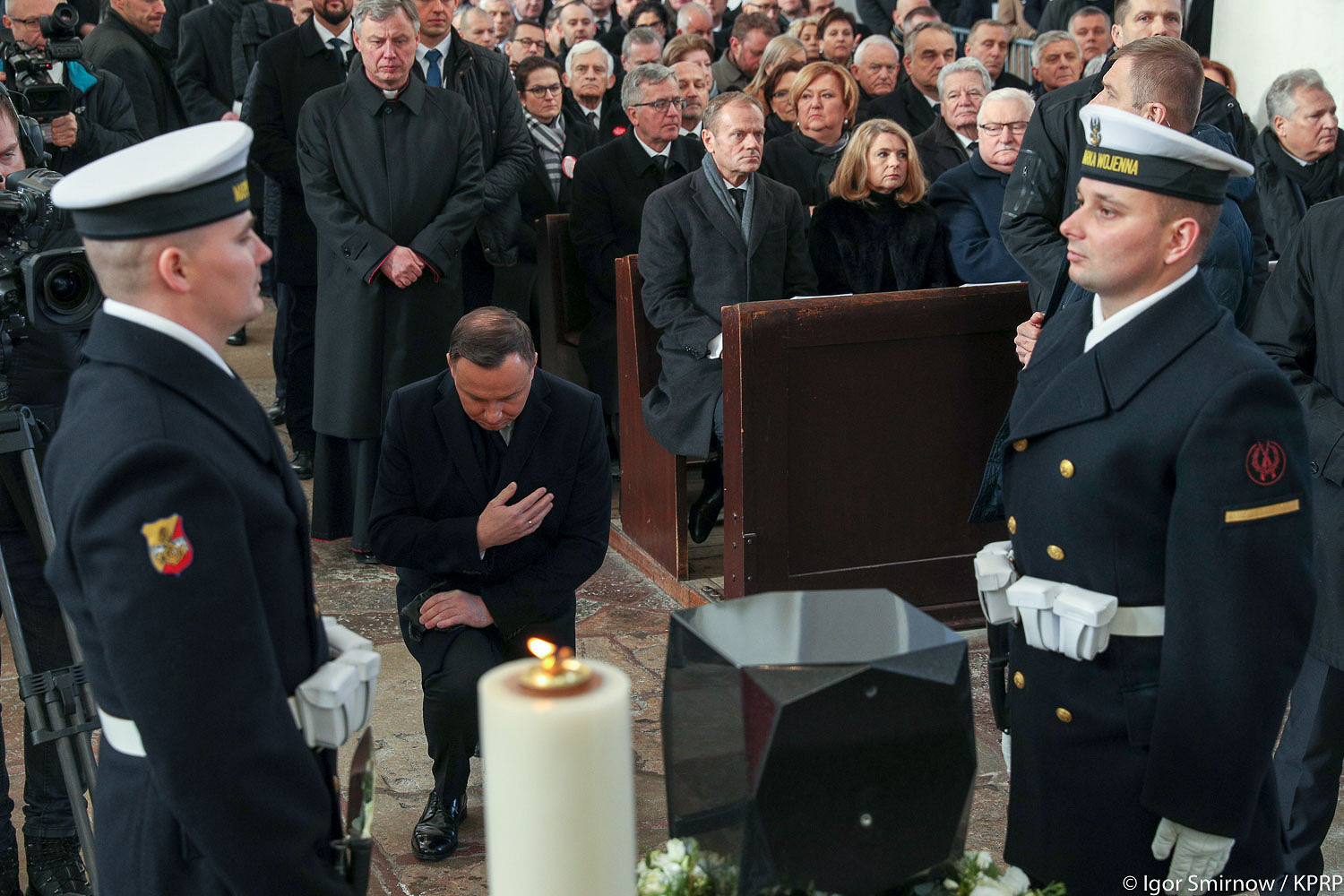 Ostatnie pożegnanie Pawła Adamowicza - zdjęcie w treści artykułu nr 1