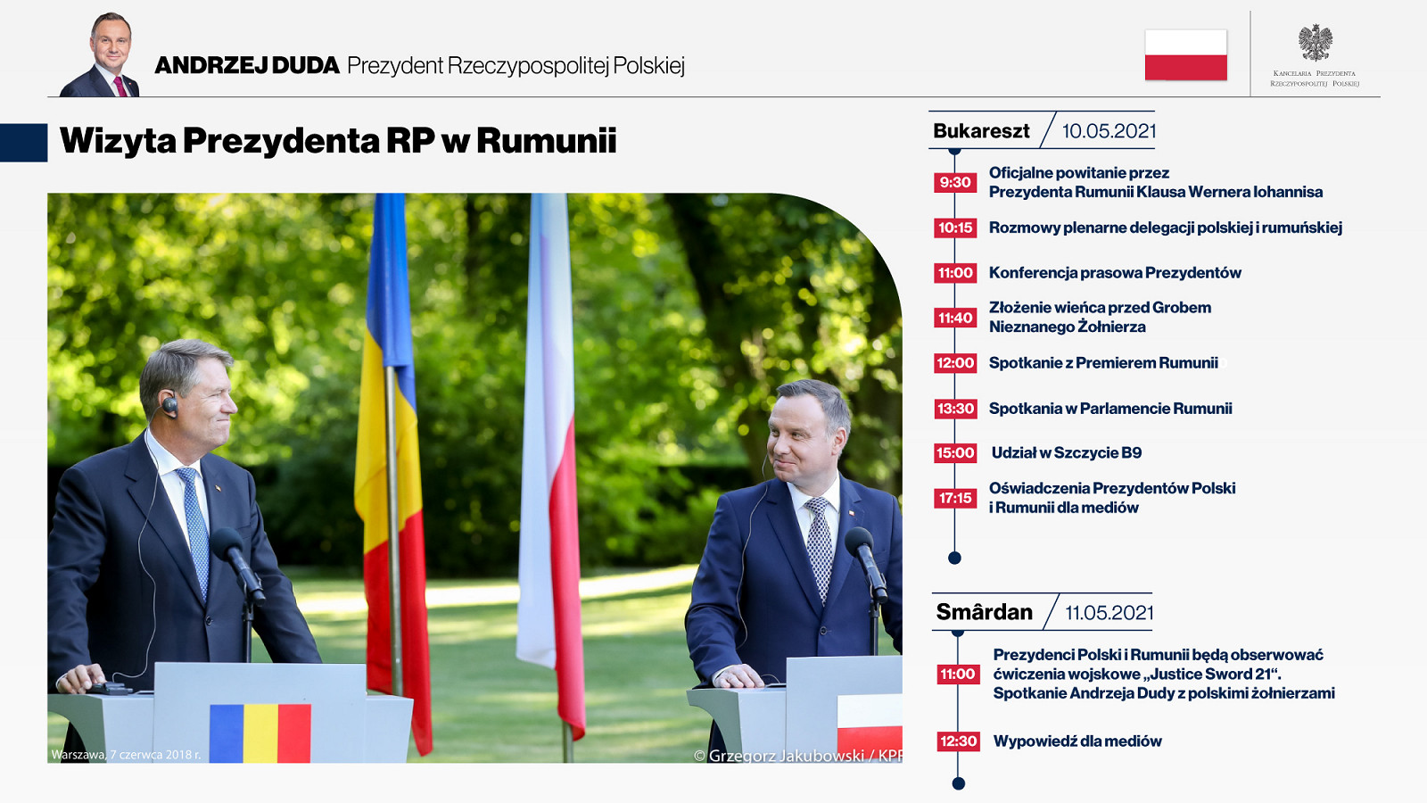 Wizyta Prezydenta w Rumunii - zdjęcie w treści artykułu