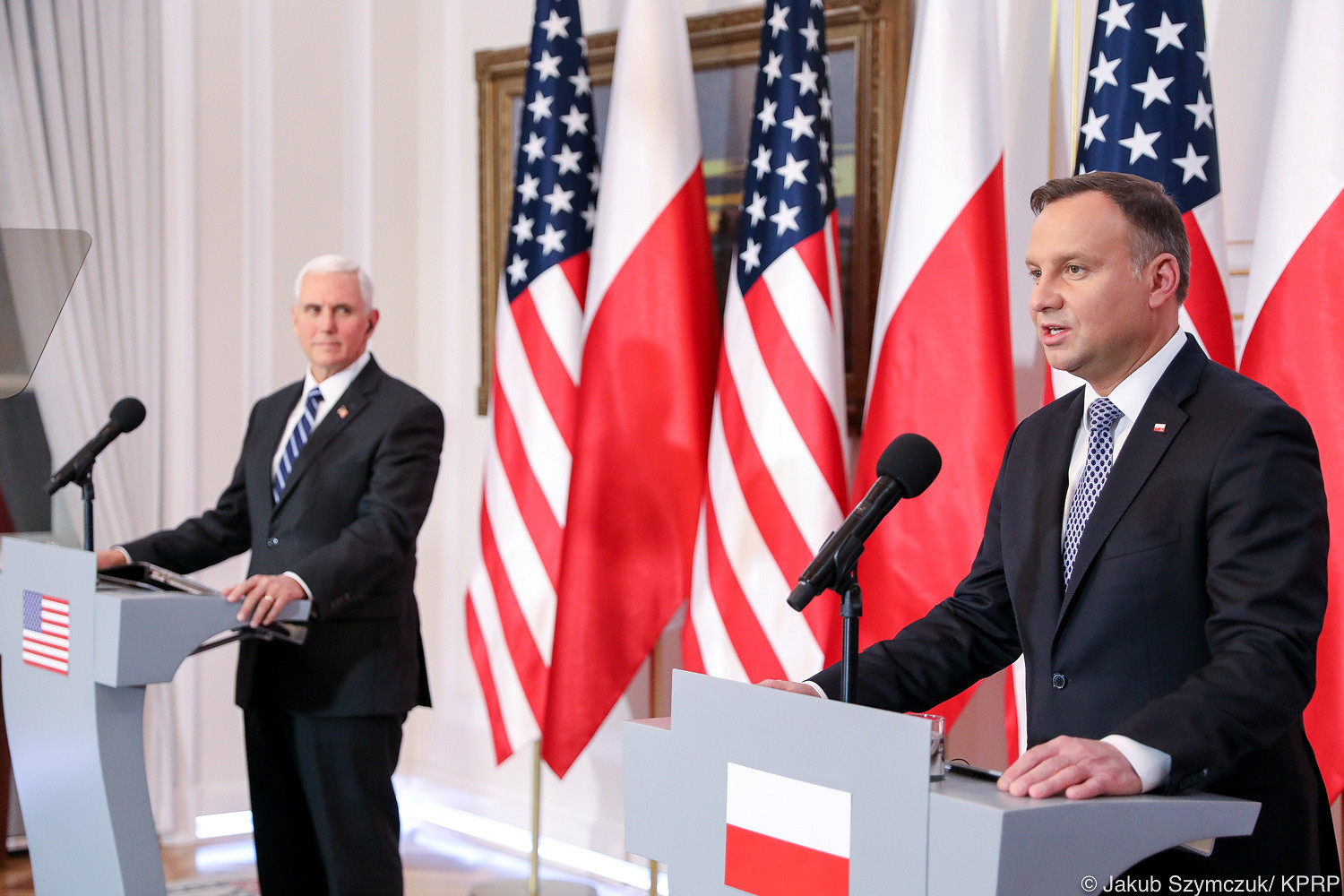 Rozmowy Prezydenta RP i Wiceprezydenta USA w Belwederze [PL/ENG] - zdjęcie w treści artykułu nr 2