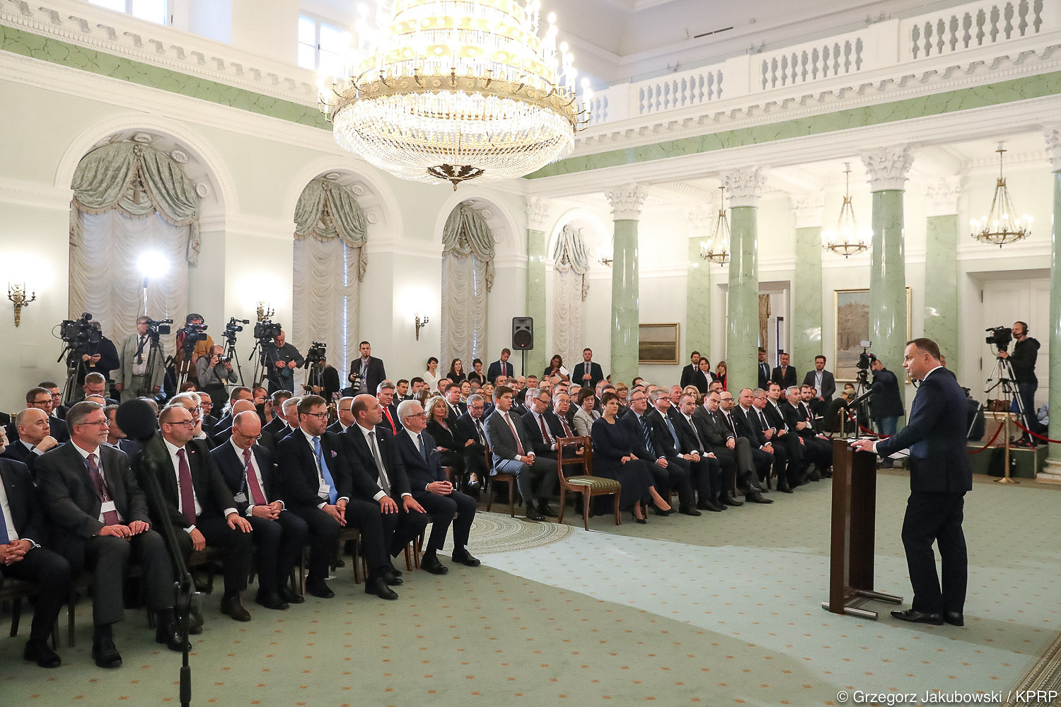 Wystąpienie Prezydenta na spotkaniu z Ambasadorami RP - zdjęcie w treści artykułu