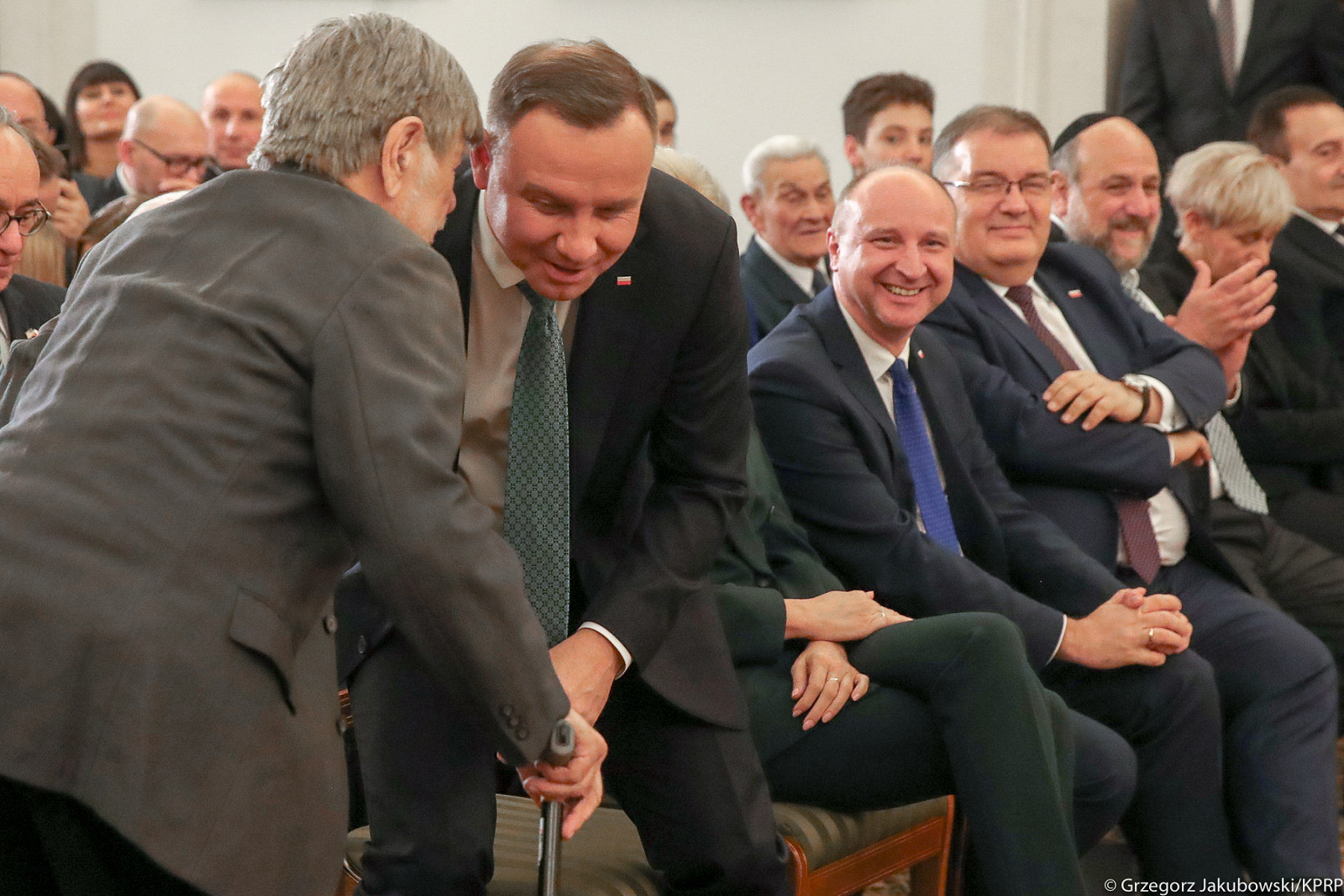 Wystąpienie Prezydenta podczas spotkania z przedstawicielami społeczności żydowskiej w Polsce [PL/ENG/‏עִבְרִית‎] - zdjęcie w treści artykułu nr 8