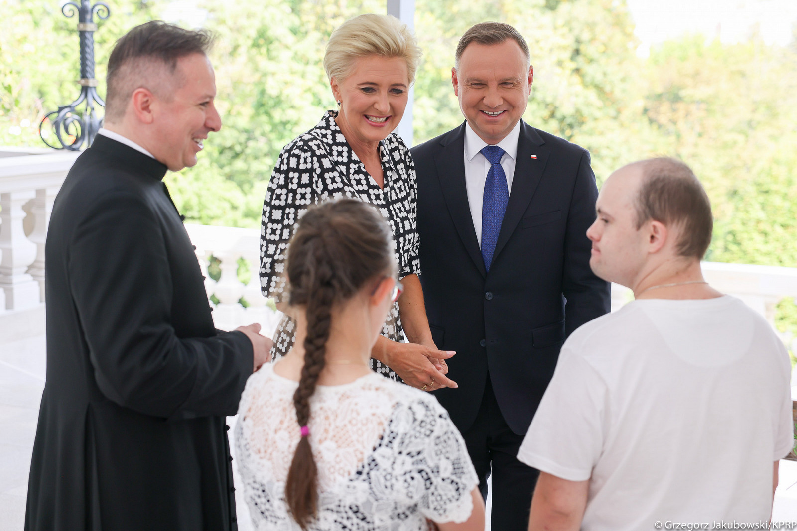 Podopieczni Caritas Diecezji Drohiczyńskiej z wizytą w Pałacu Prezydenckim - zdjęcie w treści artykułu nr 1