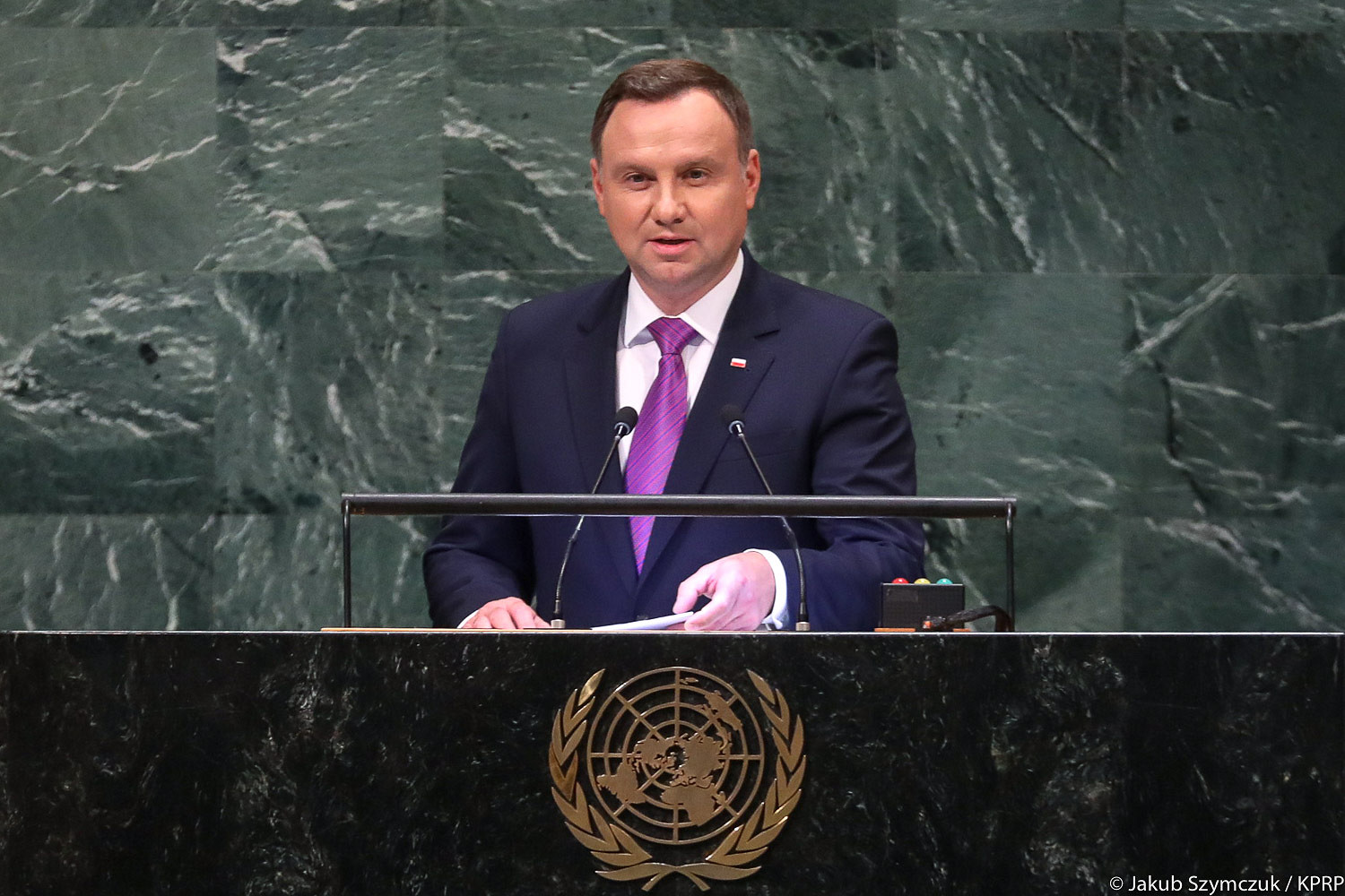Prezydent: Suwerenna równość państw - priorytetem Polski w RB ONZ - zdjęcie w treści artykułu nr 1