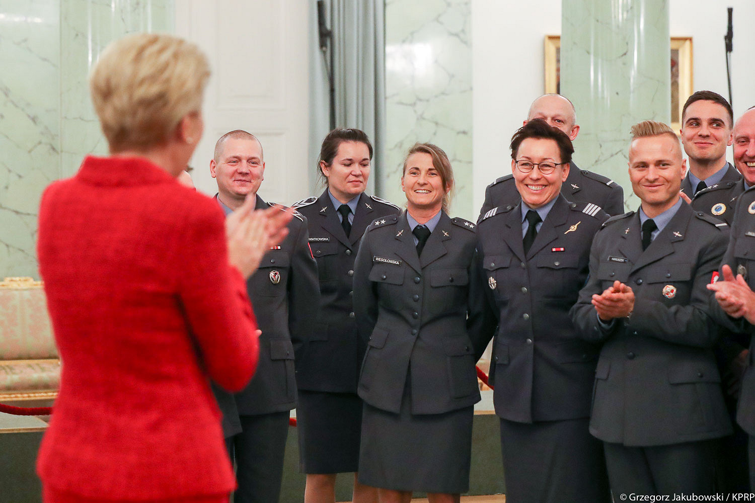 Dęblińscy lotnicy u Małżonki Prezydenta - zdjęcie w treści artykułu nr 3