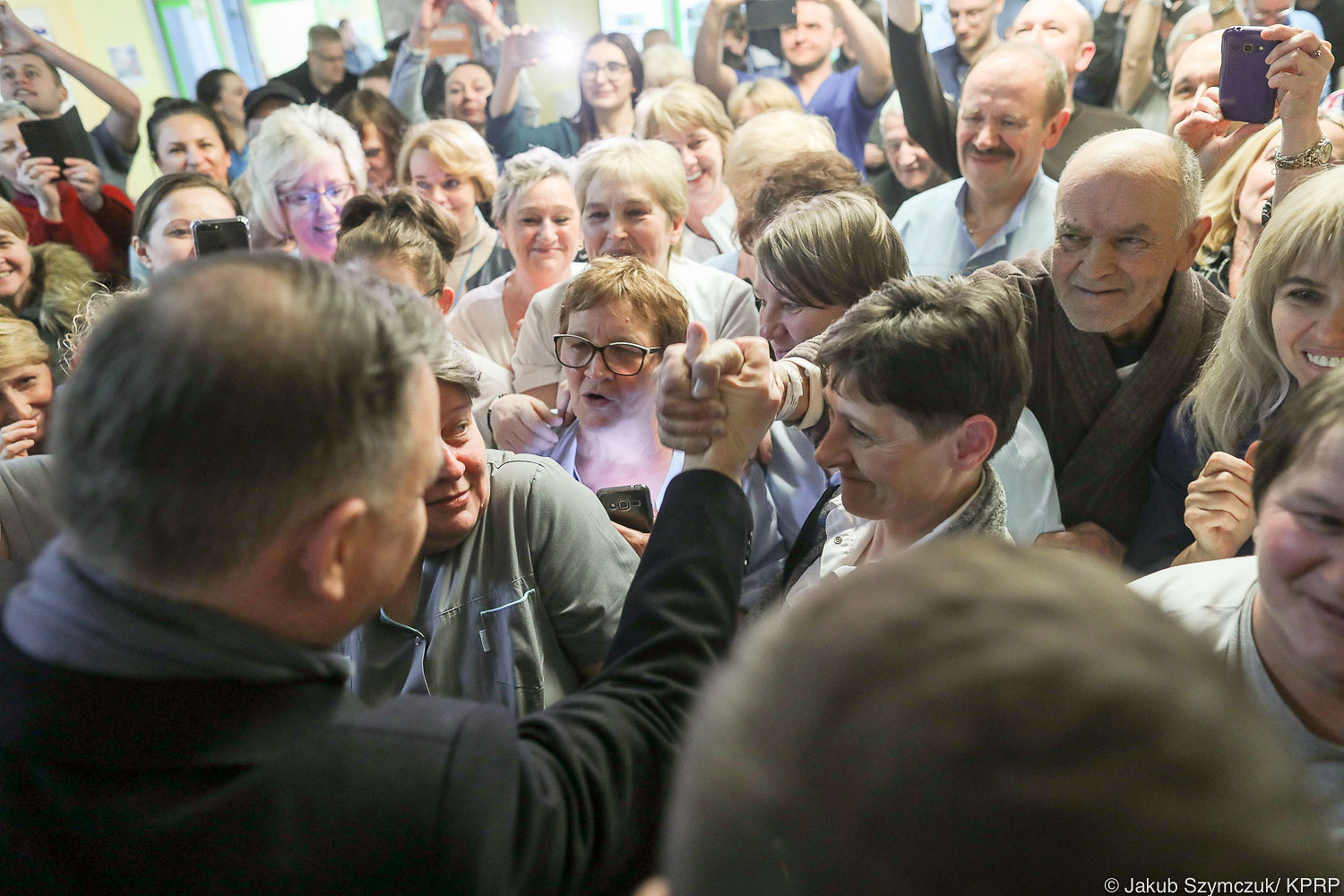 Prezydent z wizytą w szpitalu w Końskich: Wzorcowa reakcja służb - zdjęcie w treści artykułu
