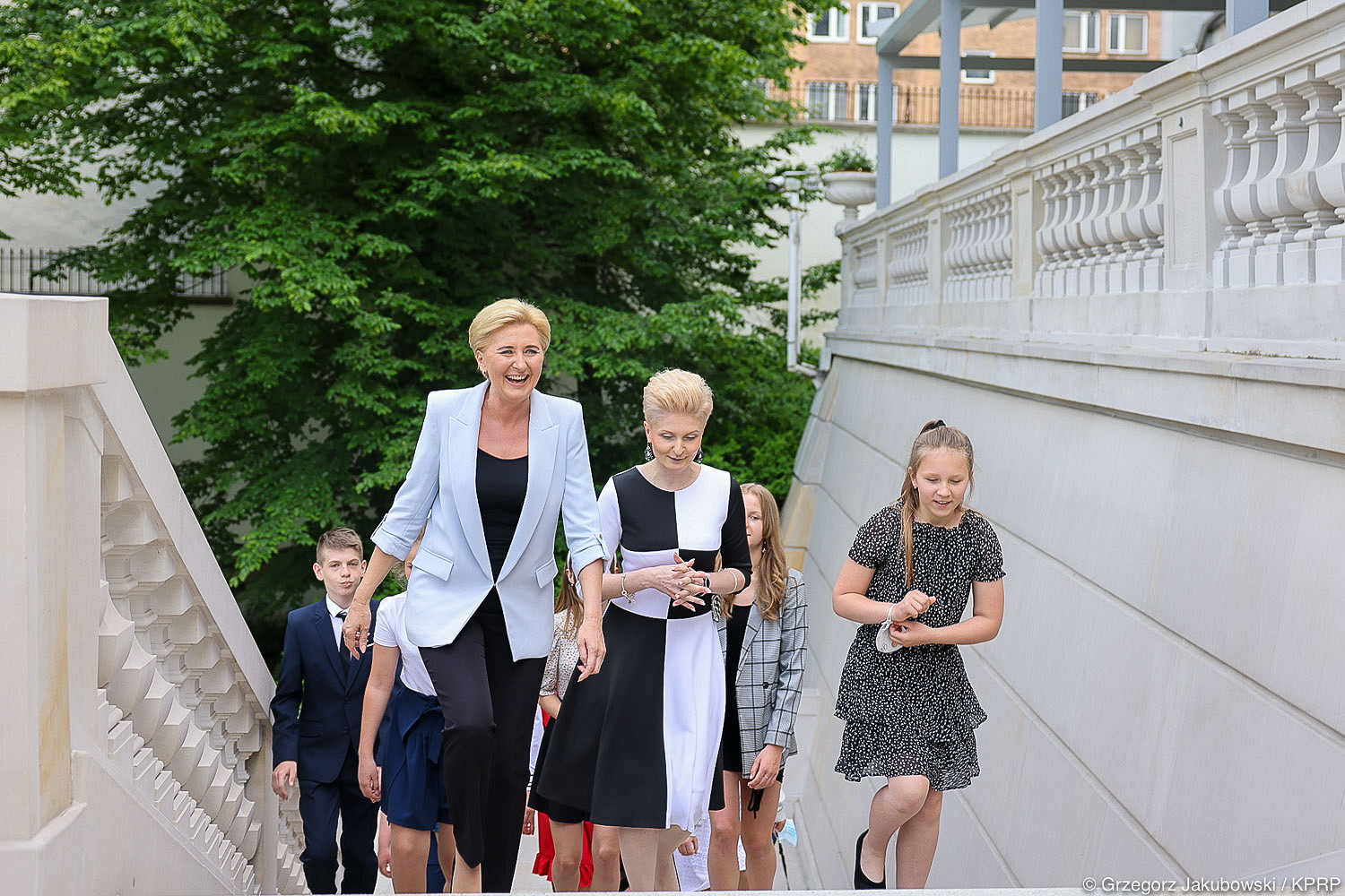 Młodzi germaniści z wizytą u Pierwszej Damy - zdjęcie w treści artykułu