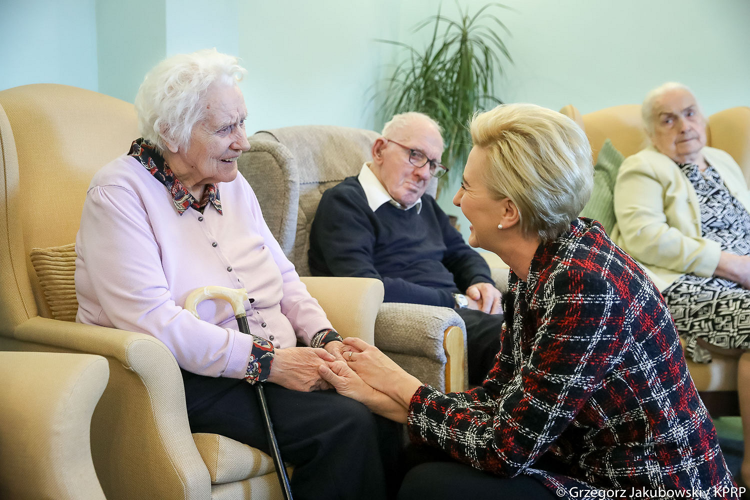 Małżonka Prezydenta z wizytą u polonijnych seniorów - zdjęcie w treści artykułu