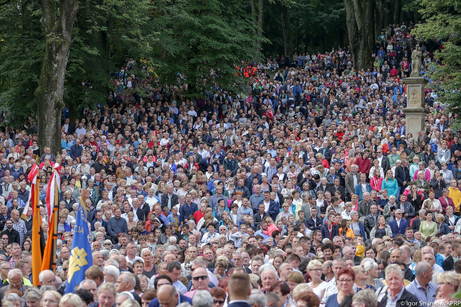 Prezydent na Mszy Świętej XXVII Pielgrzymki Rodzin Archidiecezji Krakowskiej - zdjęcie w treści artykułu