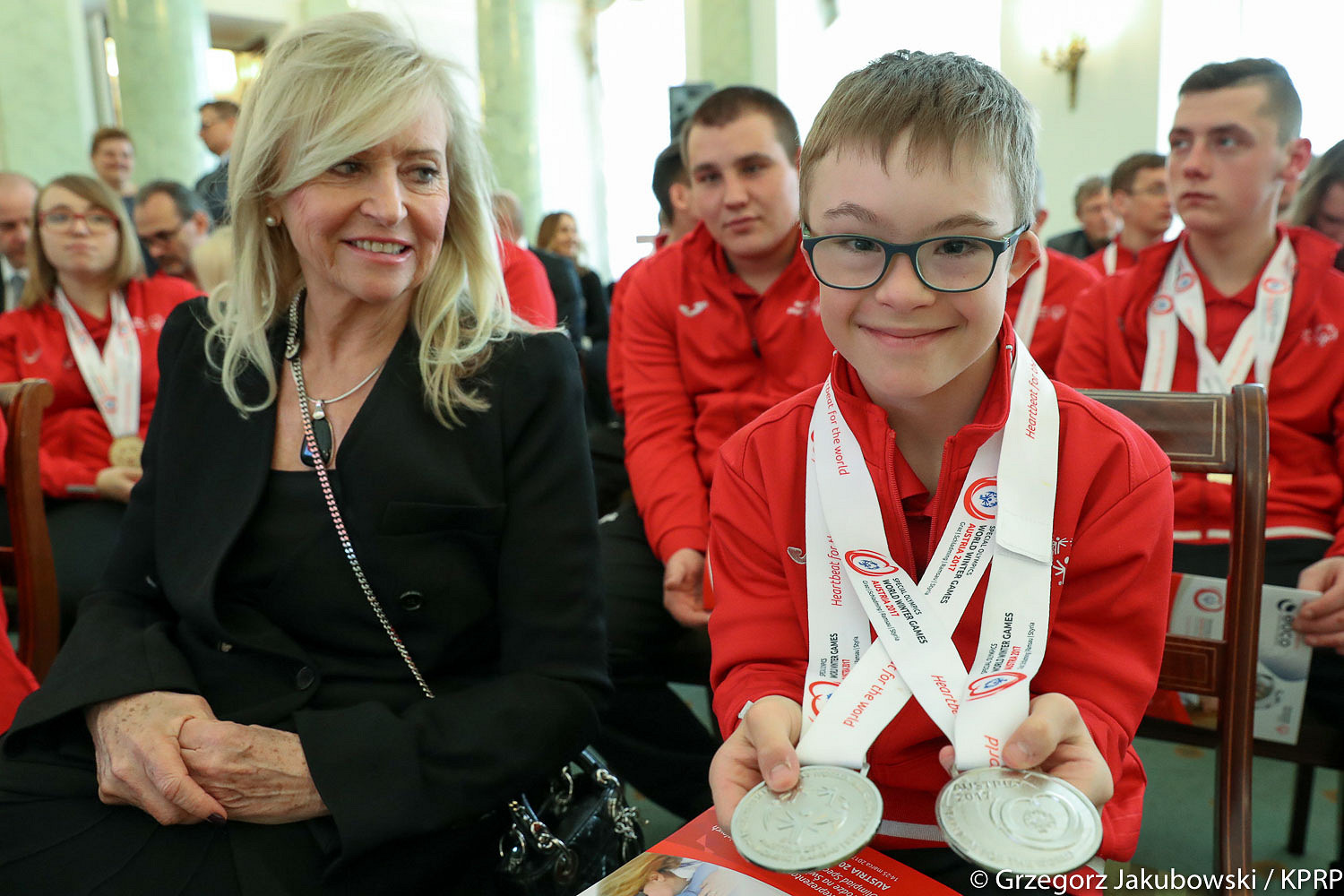 Polska Reprezentacja Olimpiad Specjalnych w Pałacu Prezydenckim - zdjęcie w treści artykułu
