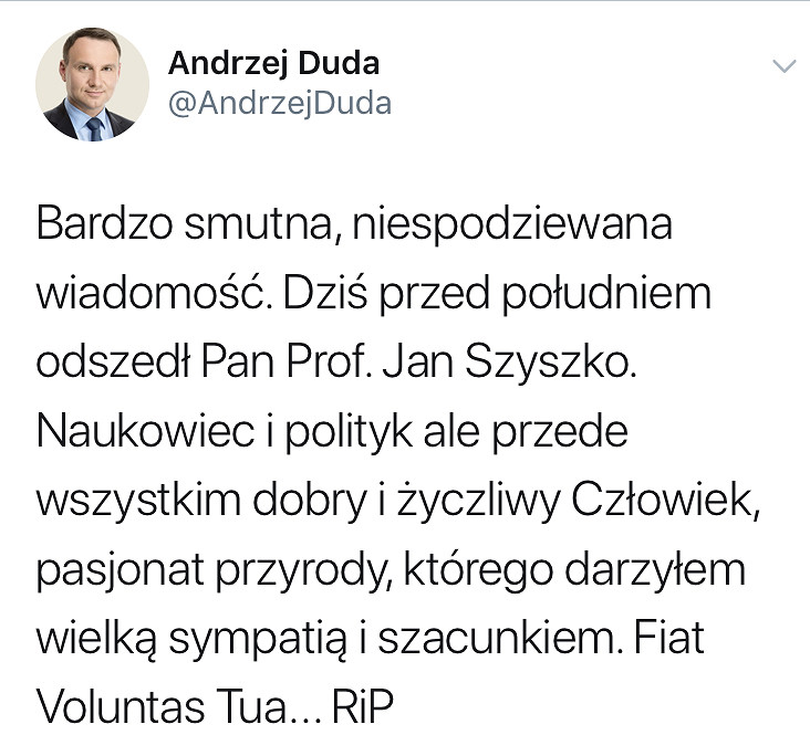 Uroczystości pogrzebowe śp. prof. Jana Szyszko - zdjęcie w treści artykułu nr 5