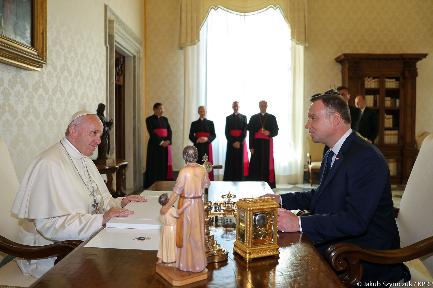 Audiencja Pary Prezydenckiej u papieża Franciszka [PL/ENG] - zdjęcie w treści artykułu nr 1